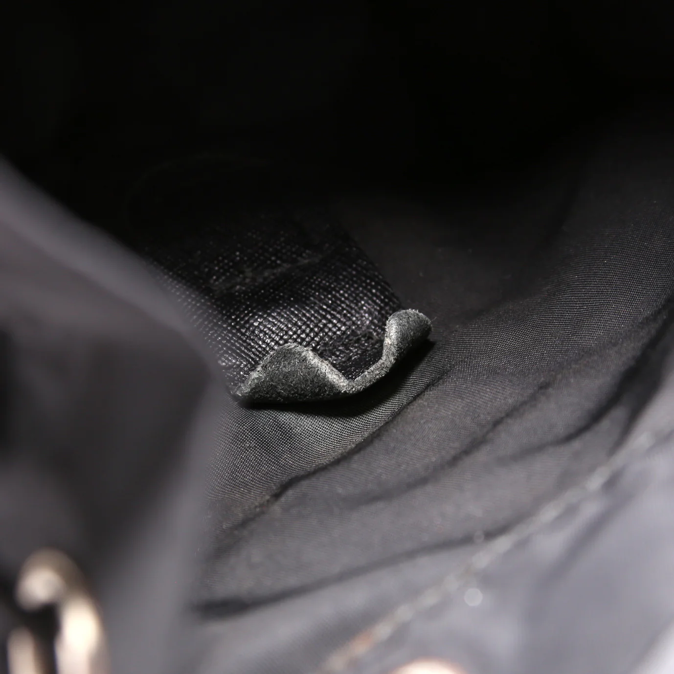 Flap Top Backpack Nylon Vintage Black - Image 10
