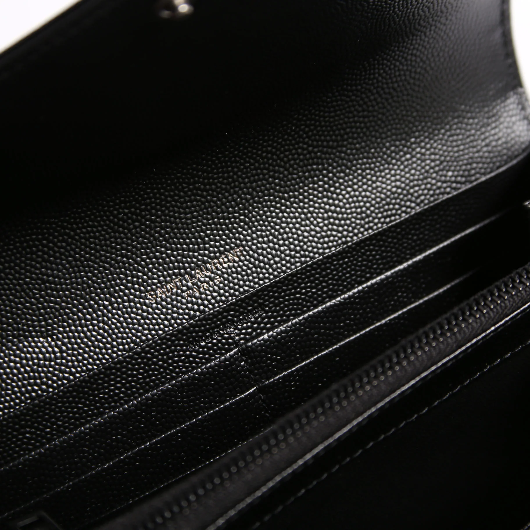 Flap Wallet Large Grain De 372264 Black - Image 7