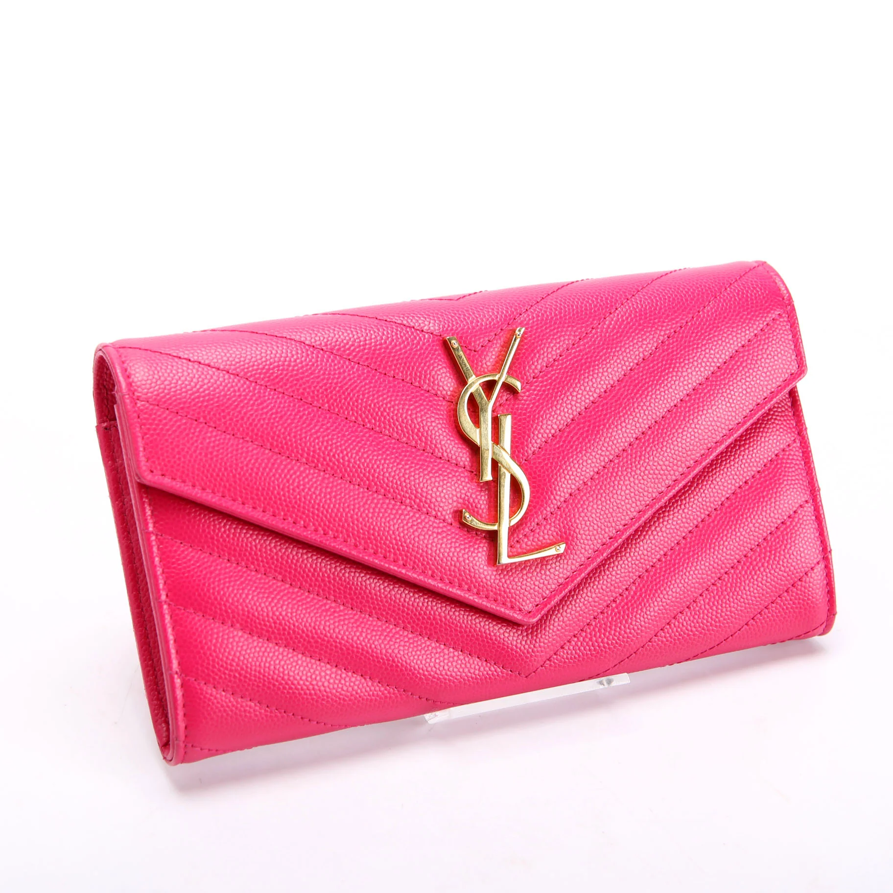 Flap Wallet Large Grain De 372264 Pink - Image 2