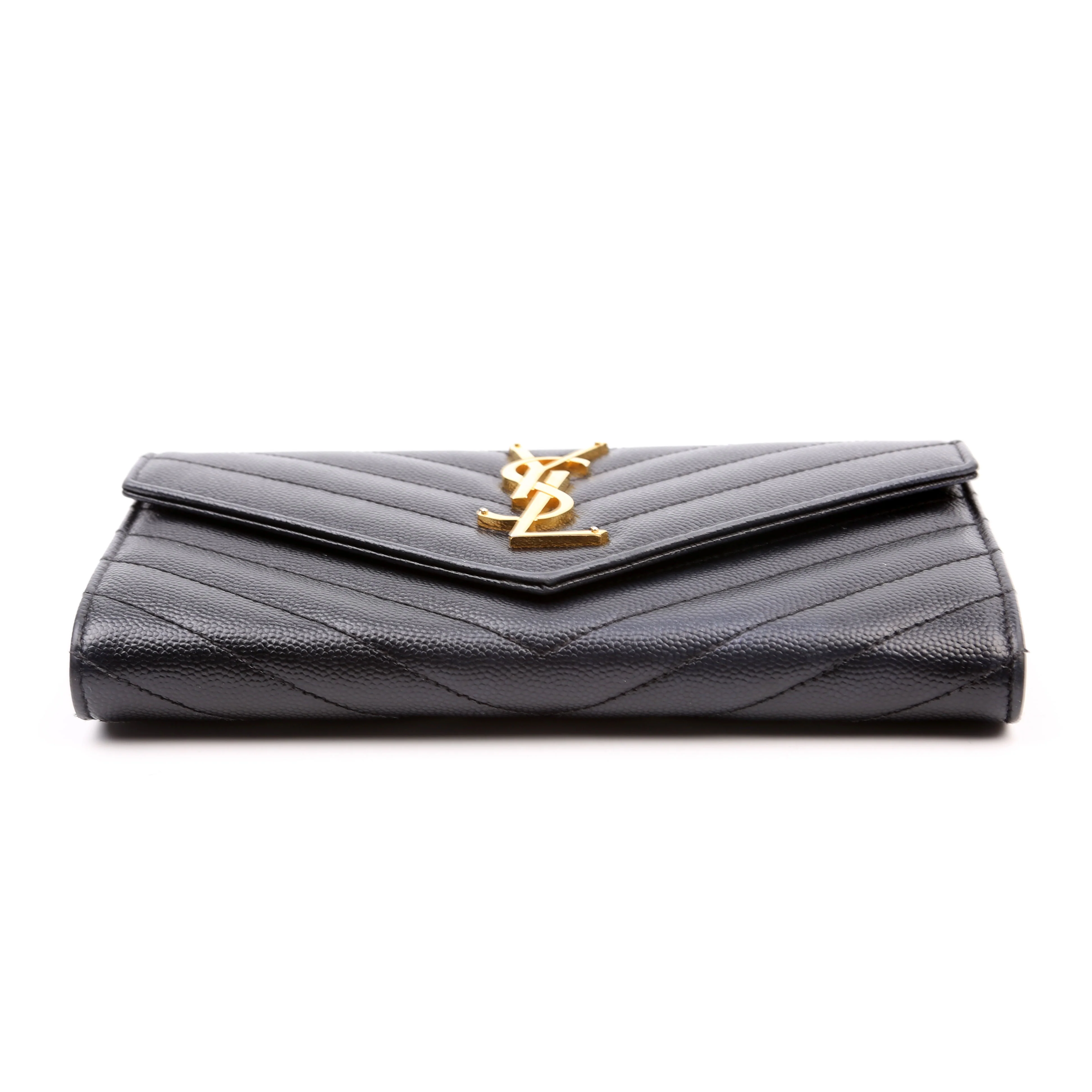 Flap Wallet Large Grain De Poudre 372264 Black - Image 5