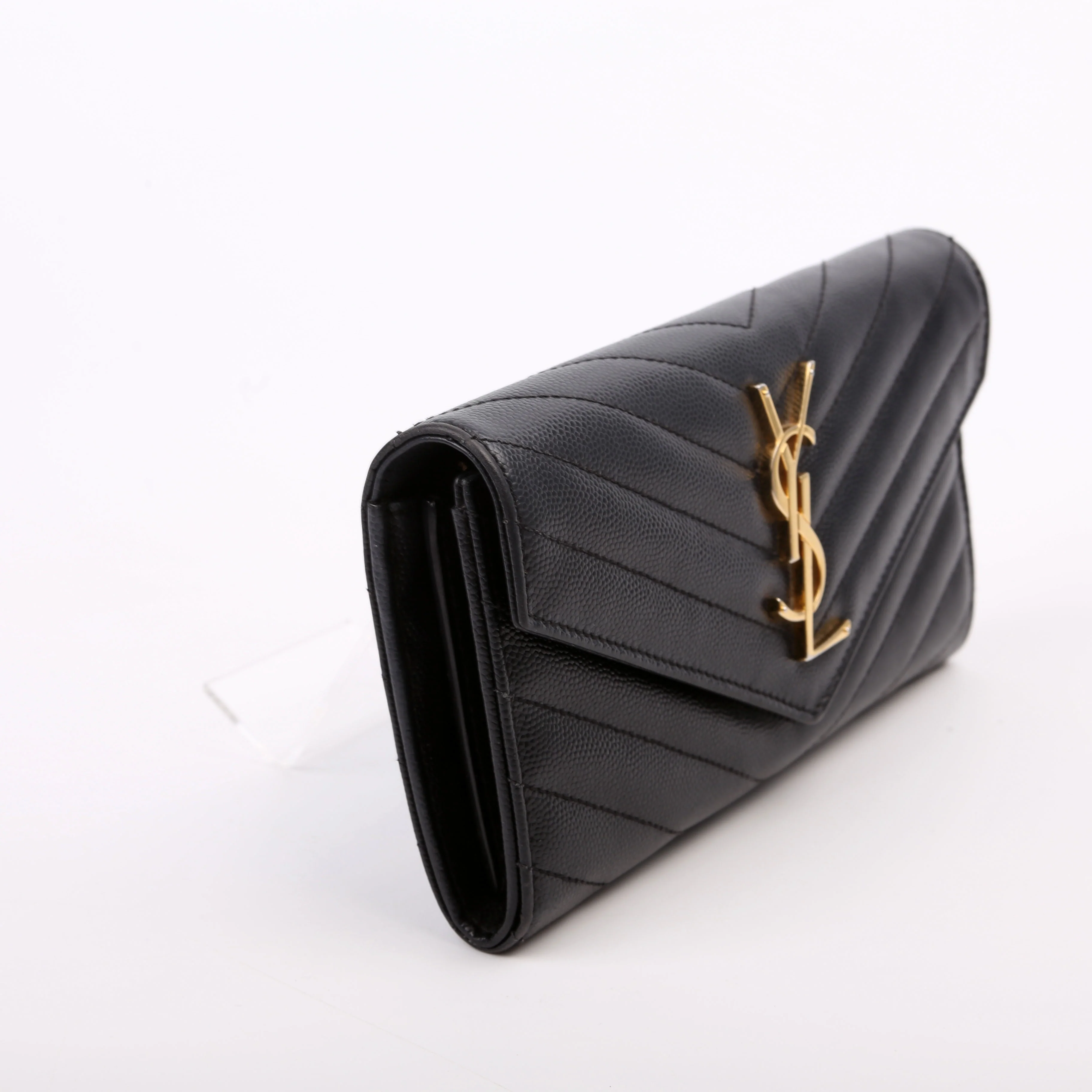 Flap Wallet Large Grain De Poudre 372264 Black - Image 2