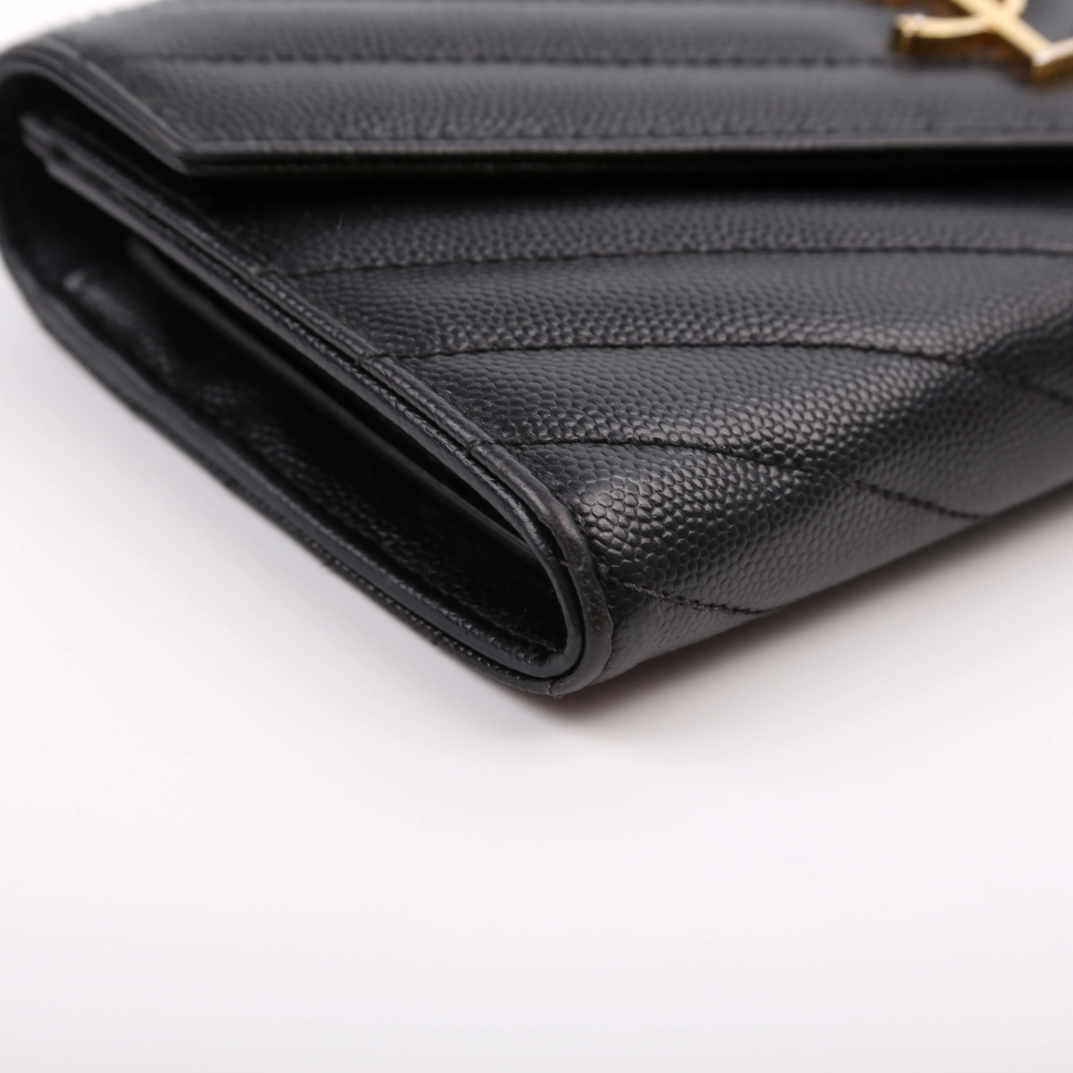 Flap Wallet Large Grain De Poudre 372264 Black - Image 5