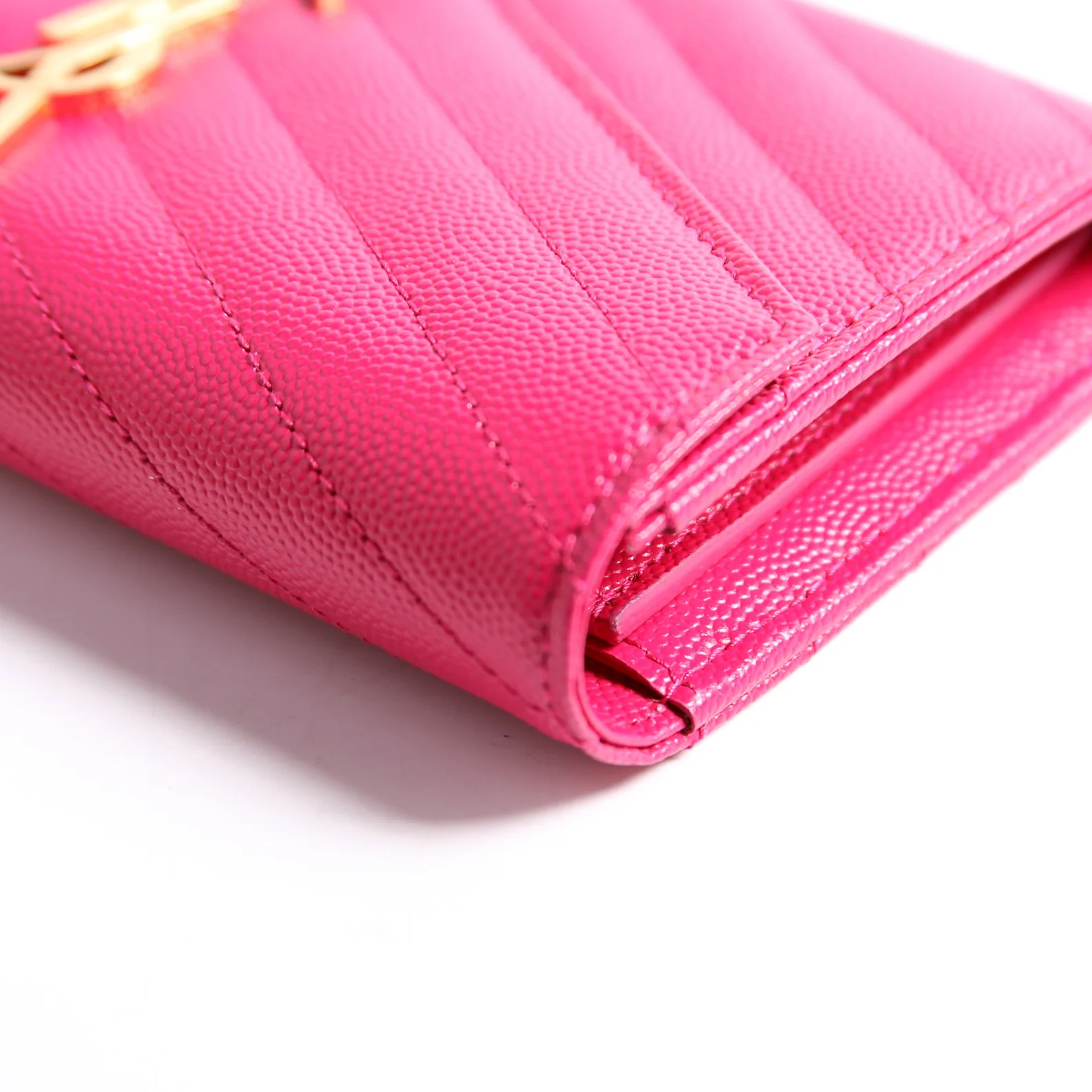 Flap Wallet Large Grain De Poudre 372264 Pink - Image 9