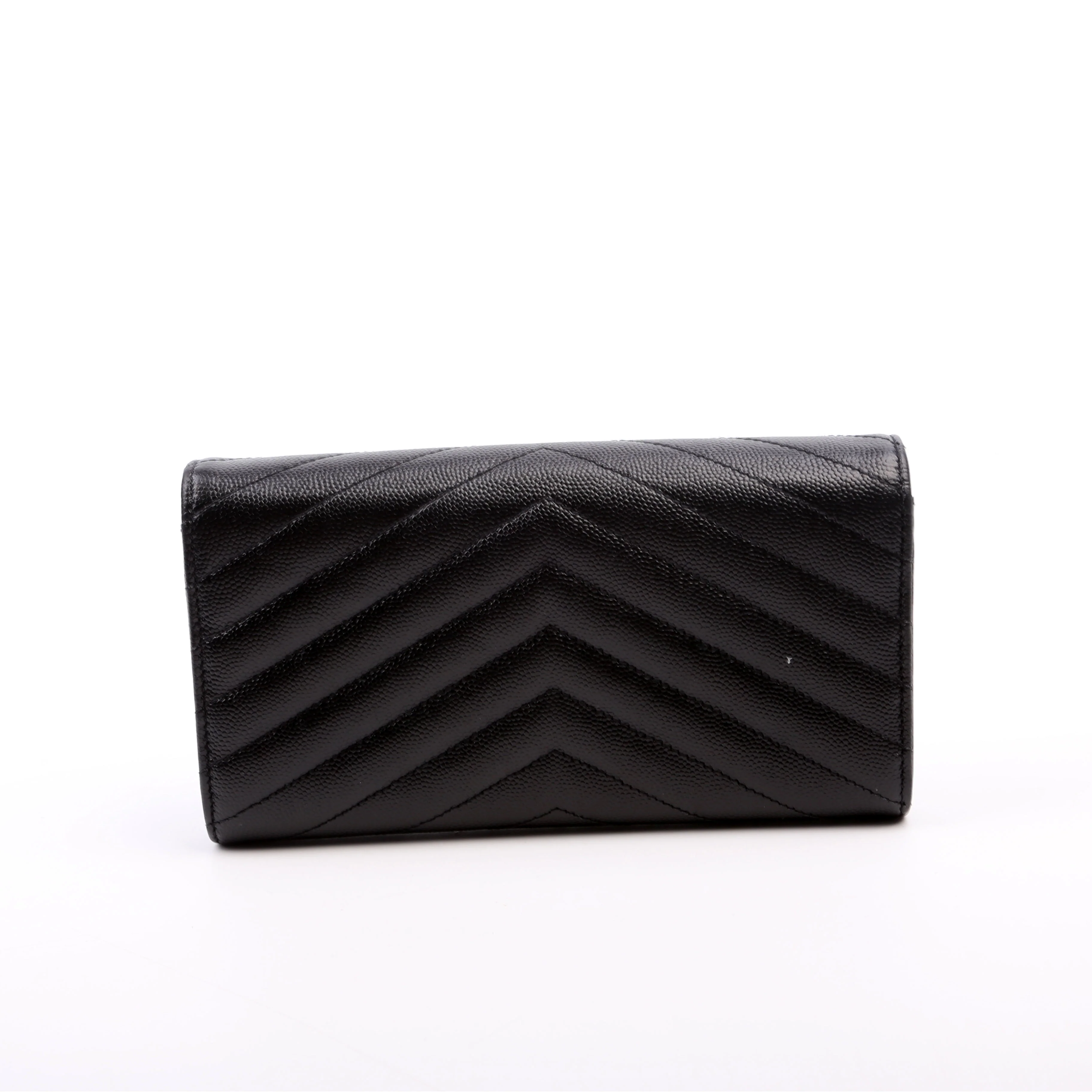 Flap Wallet Large Grain De Poudre Black - Image 3