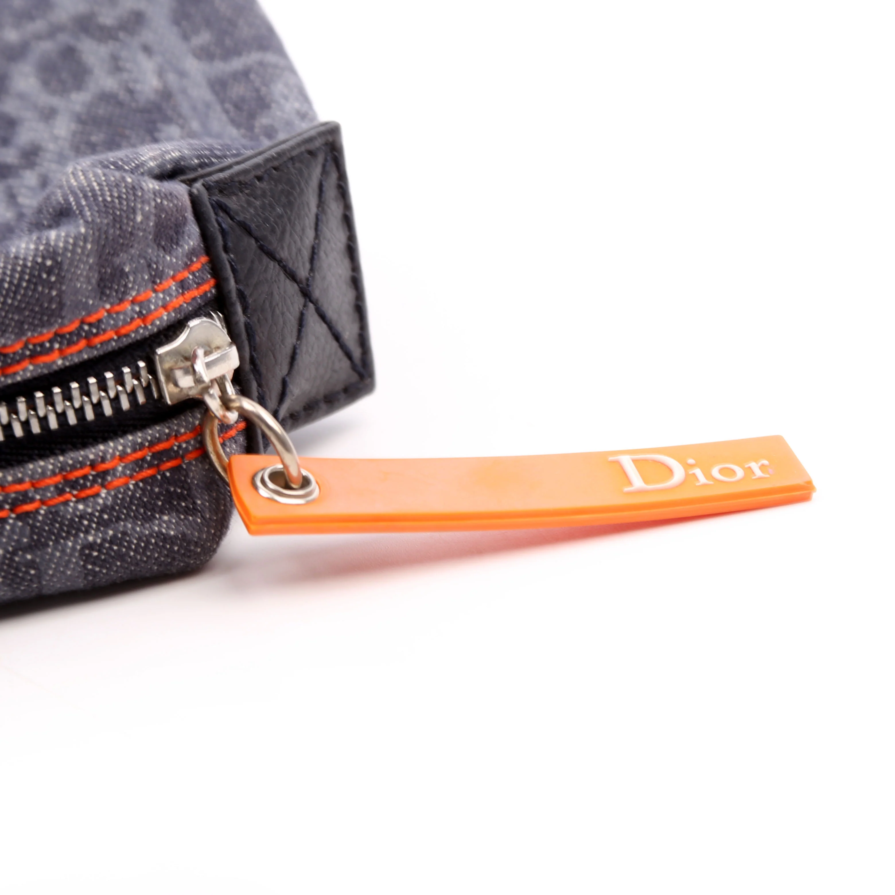 Flight Trotter Cosmetic Pouch Denim Monogram Blue - Image 10