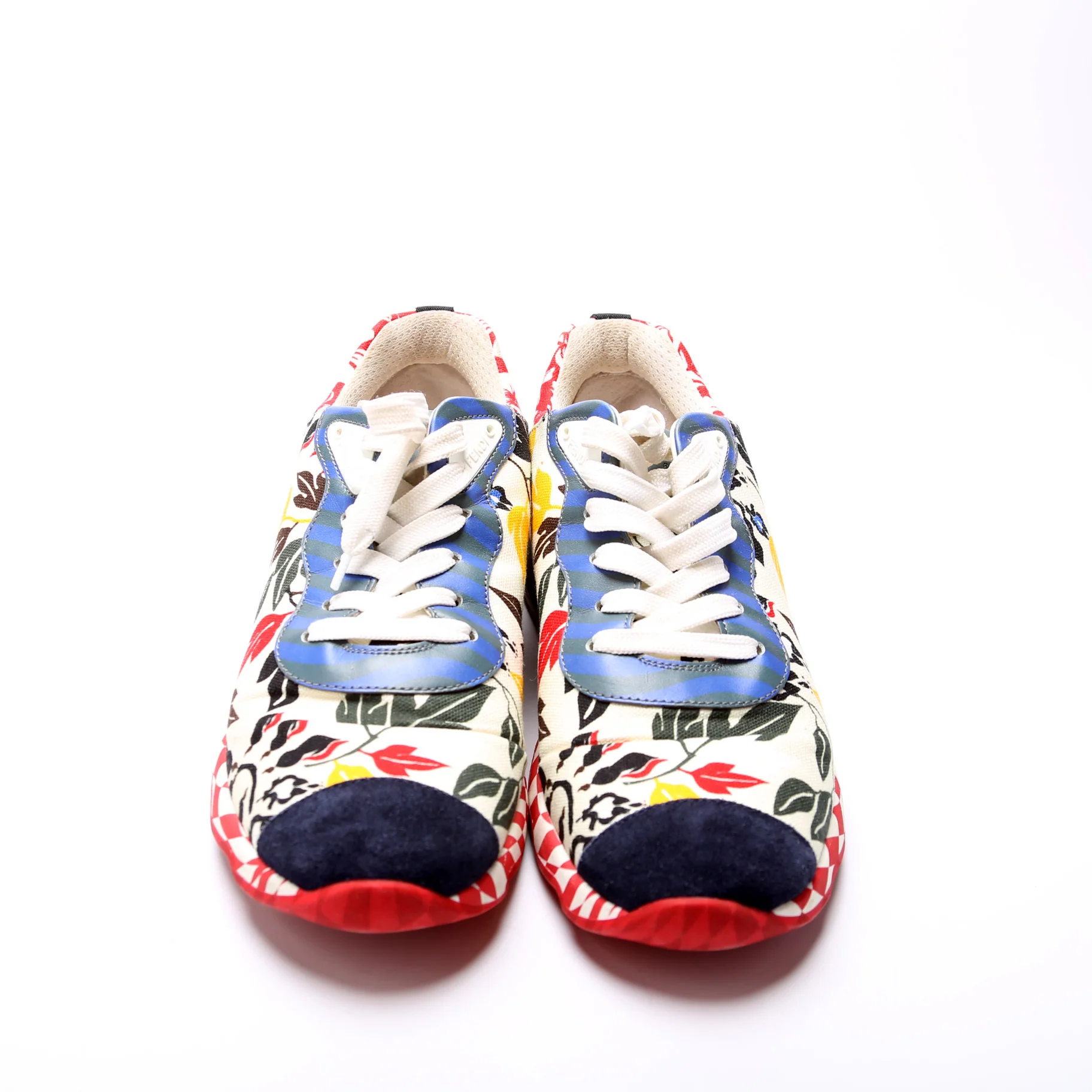 Floral Print Sneakers Size 40.5 - Image 2