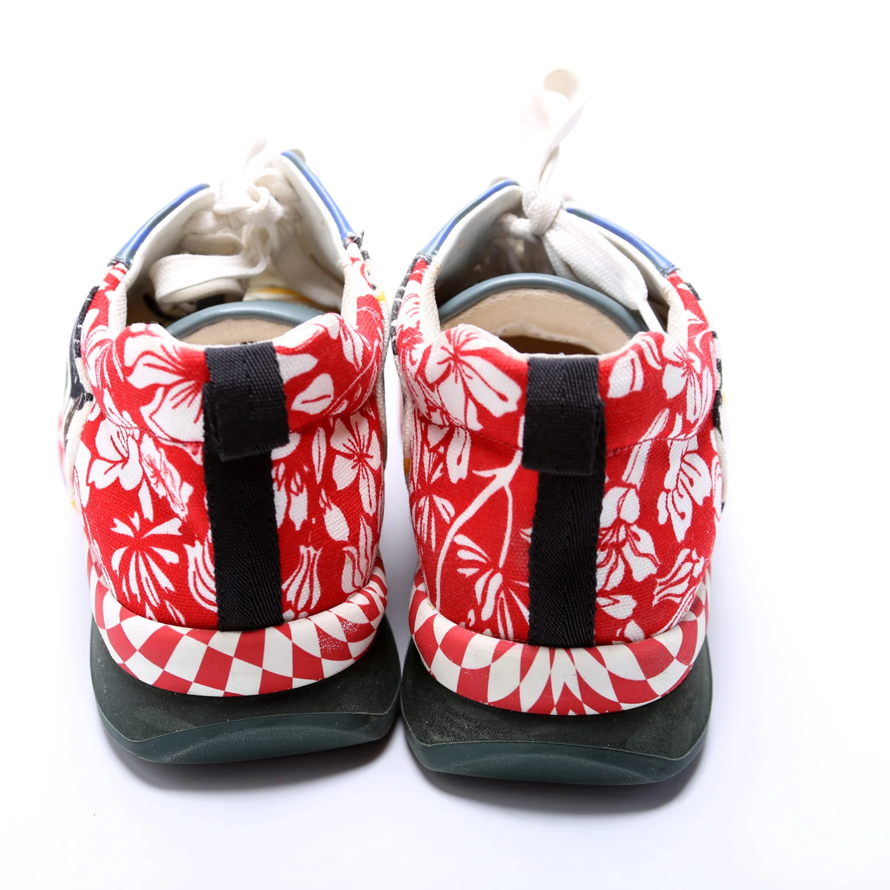 Floral Print Sneakers Size 40.5 - Image 4