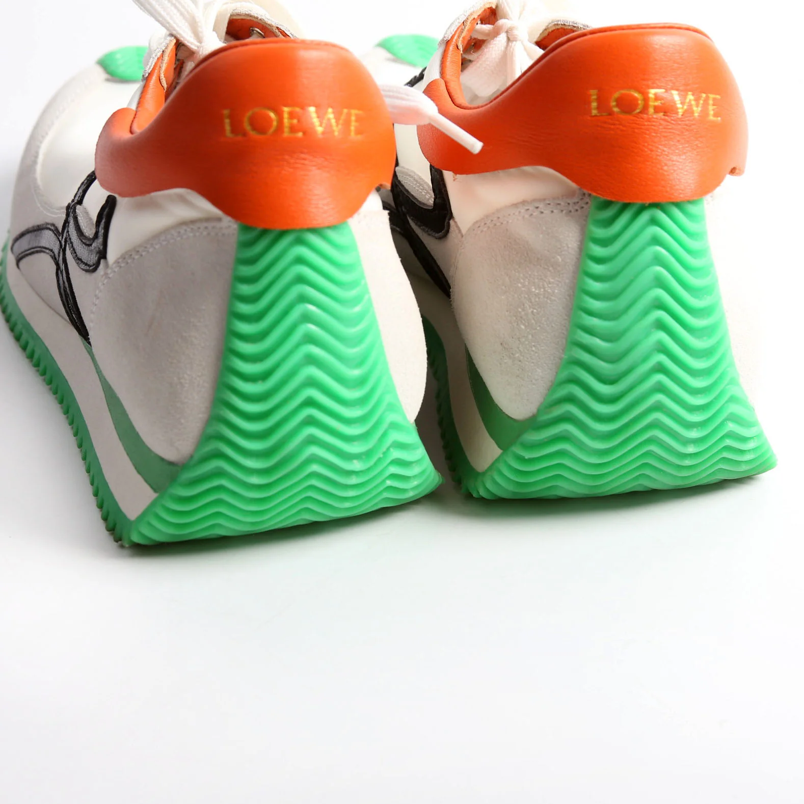 Flow Runner Mesh/Suede Sneakers Size 39 - Image 9