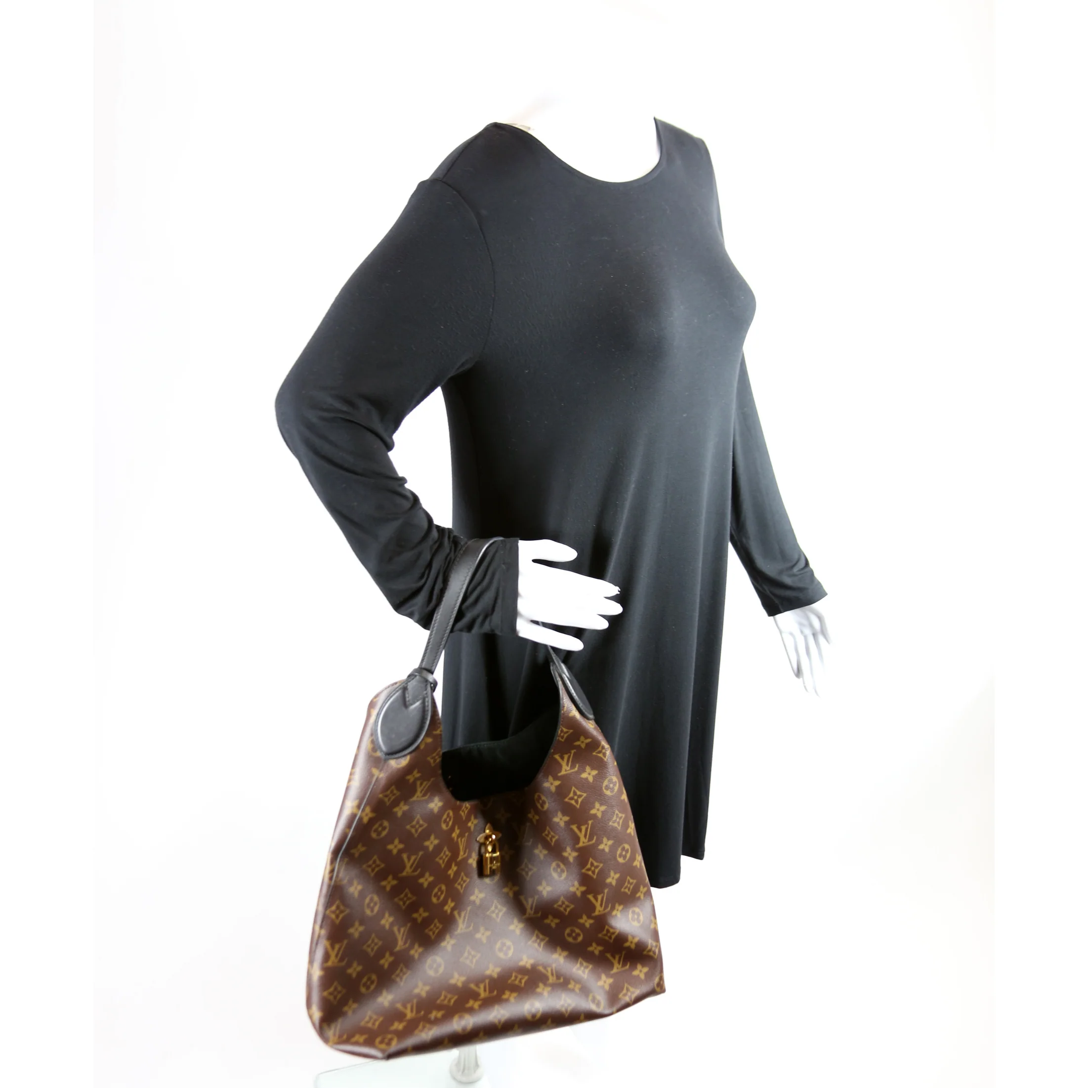 Flower Hobo Monogram Black - Image 9