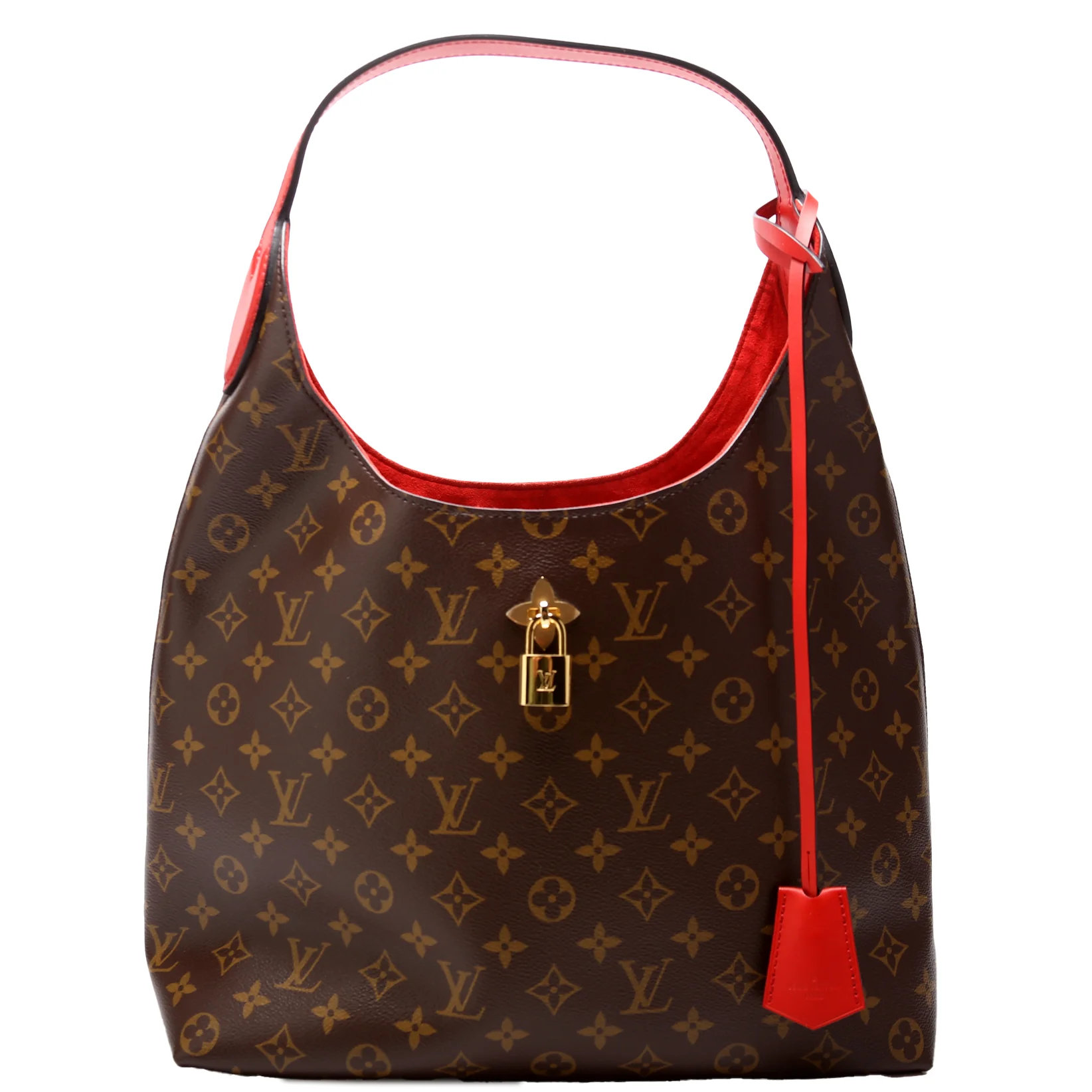 Flower Hobo Monogram Red