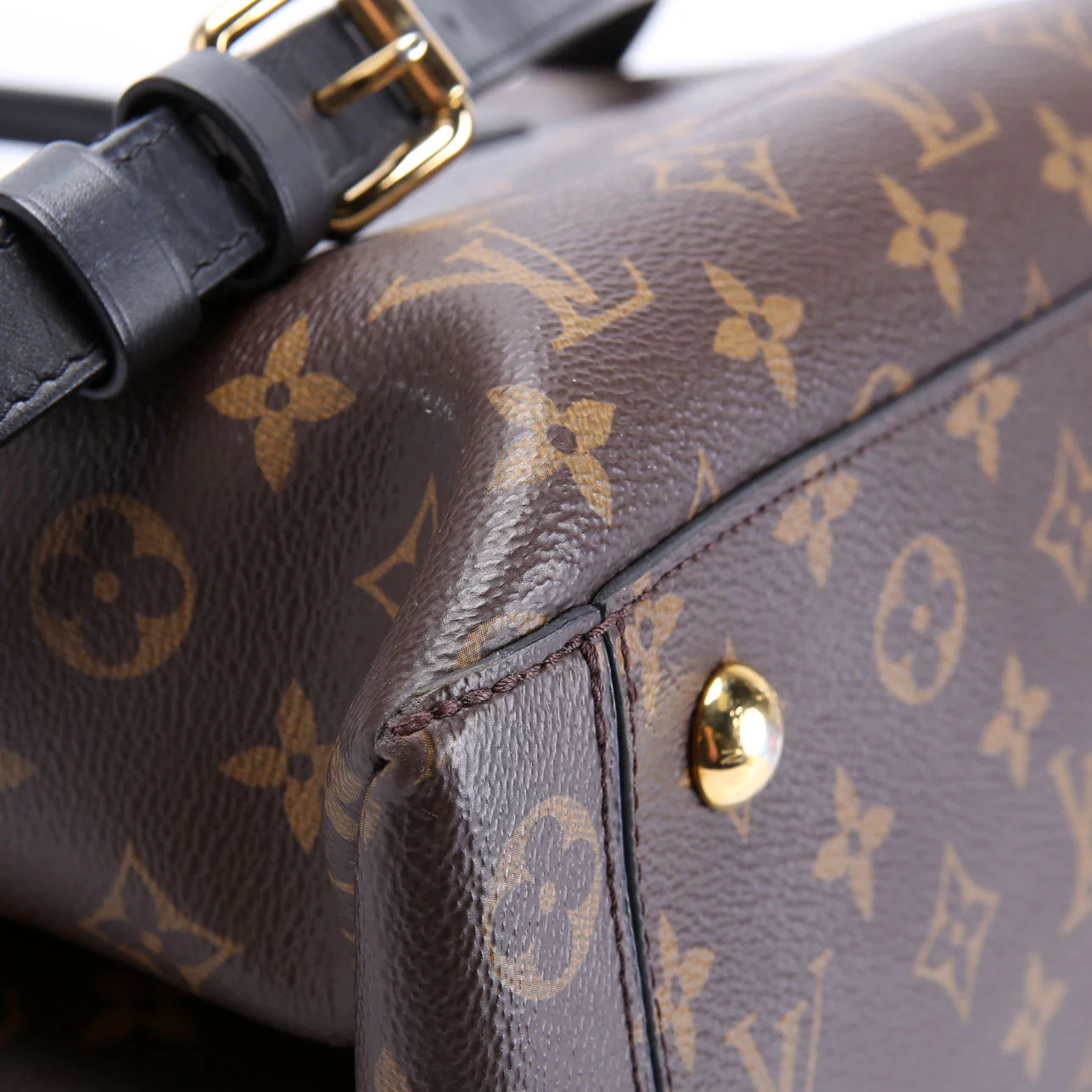 Flower Tote Monogram Black - Image 5