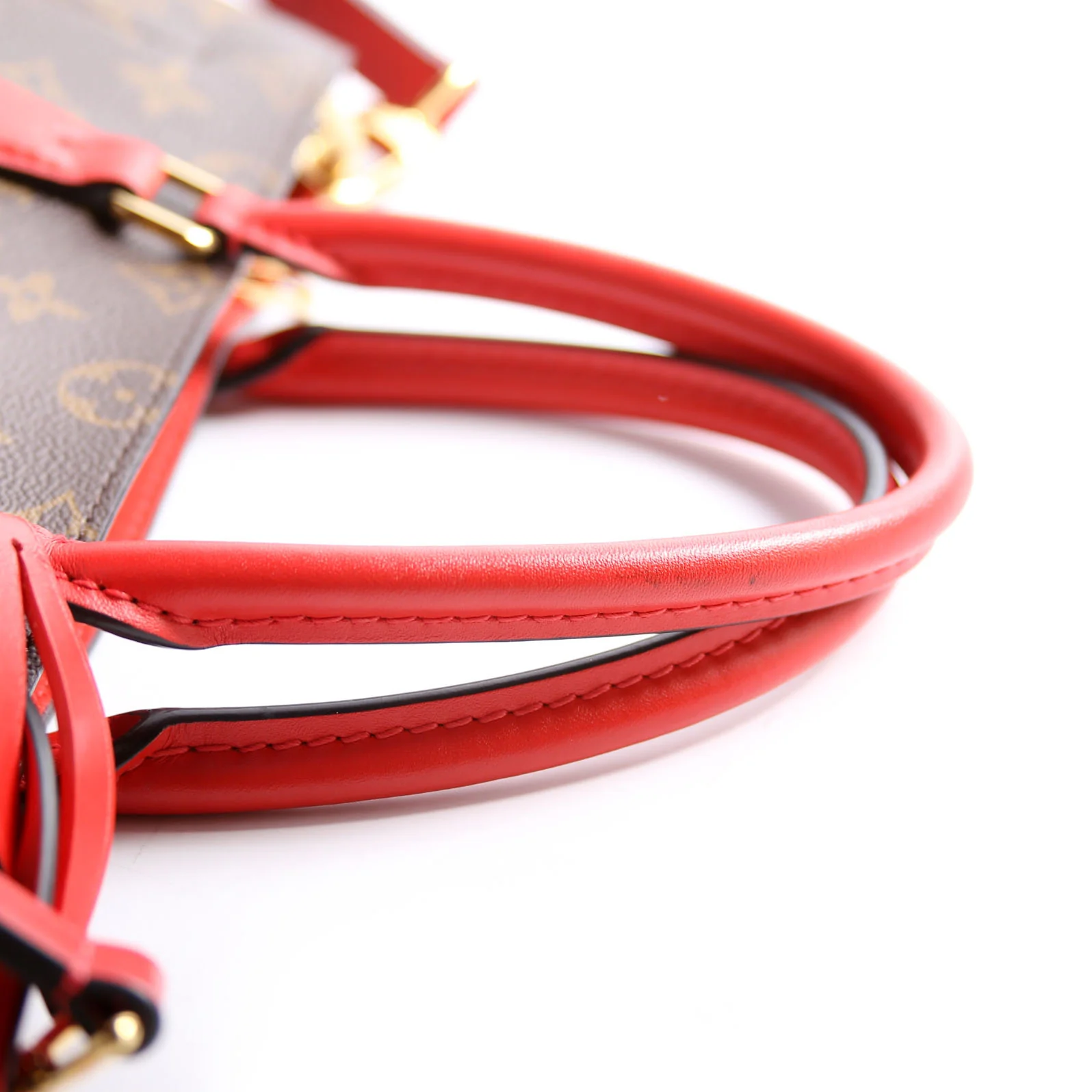Flower Tote Monogram Red - Image 13