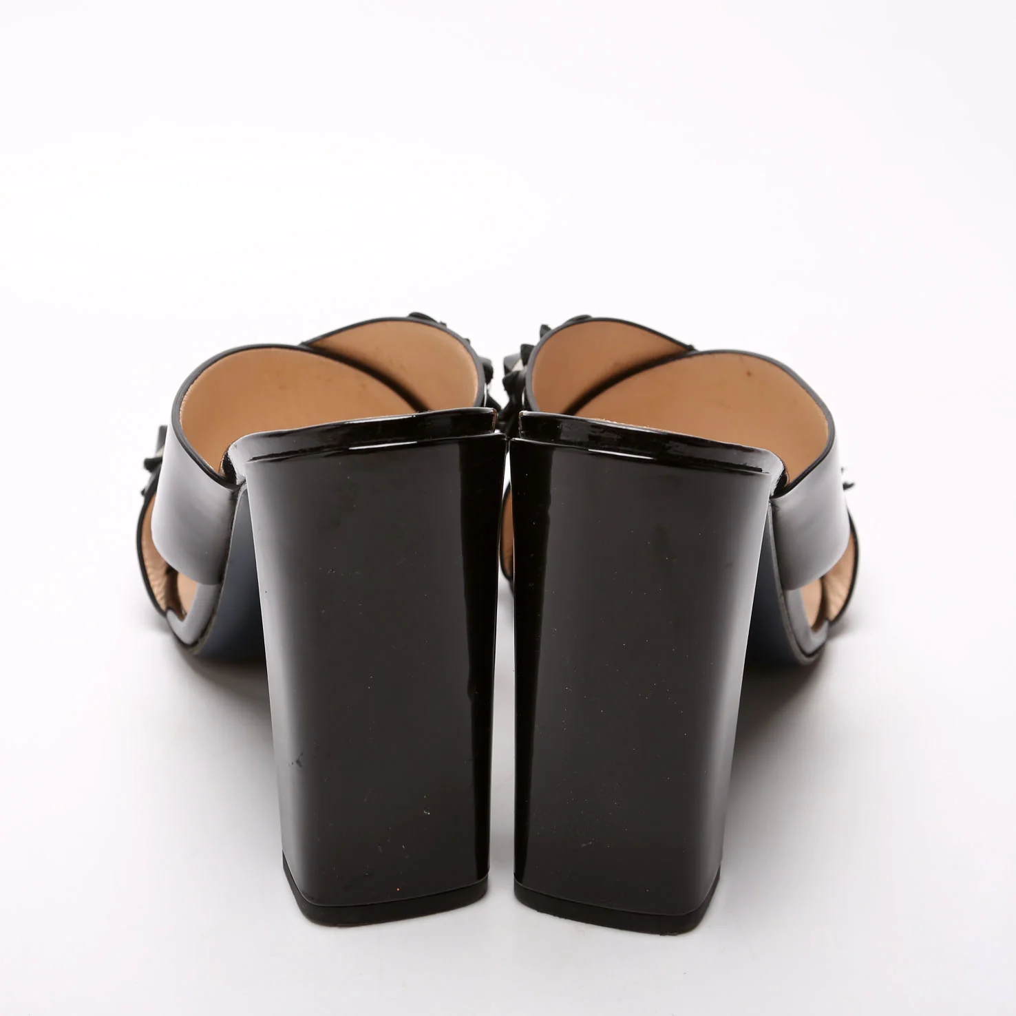 Flowerland Patent Mules Size 39 - Image 4