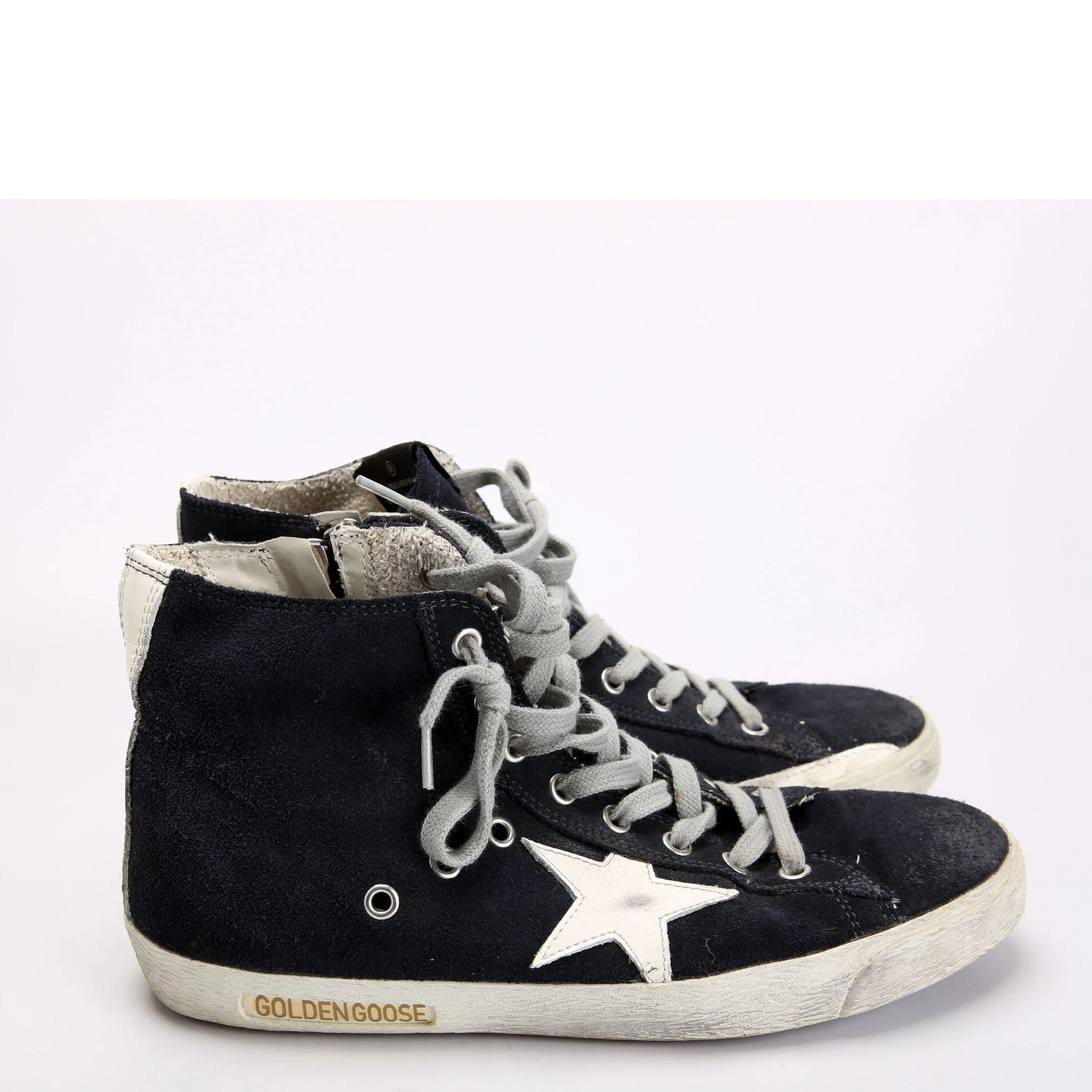 Francy Sneakers Size 9 Navy/White - Image 3