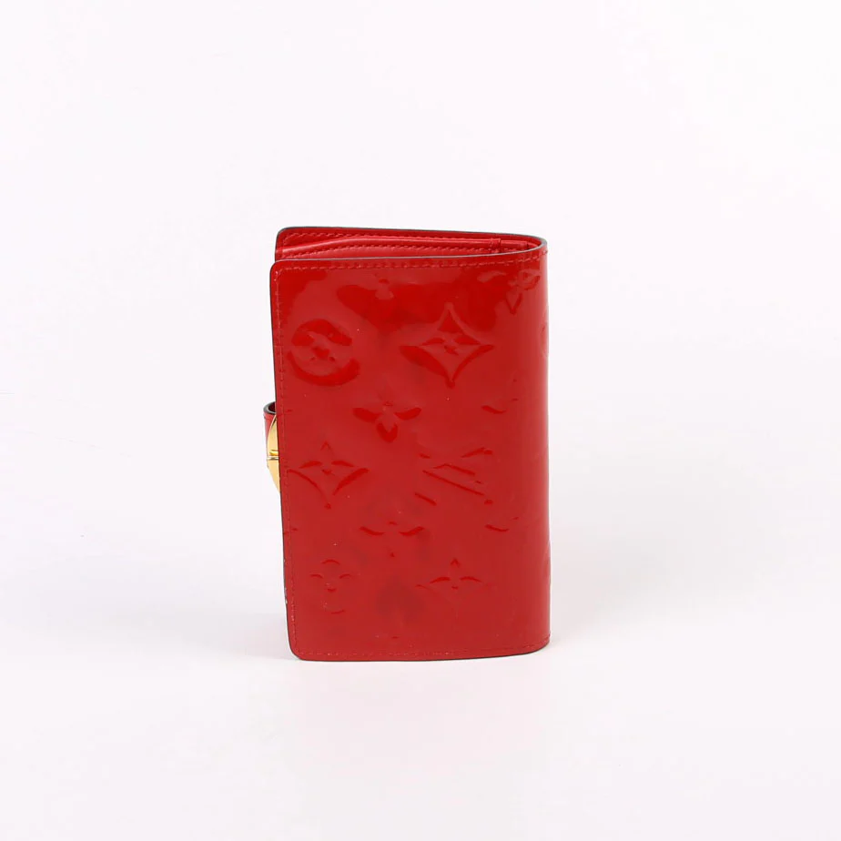 French Purse Wallet Vernis Red - Image 2
