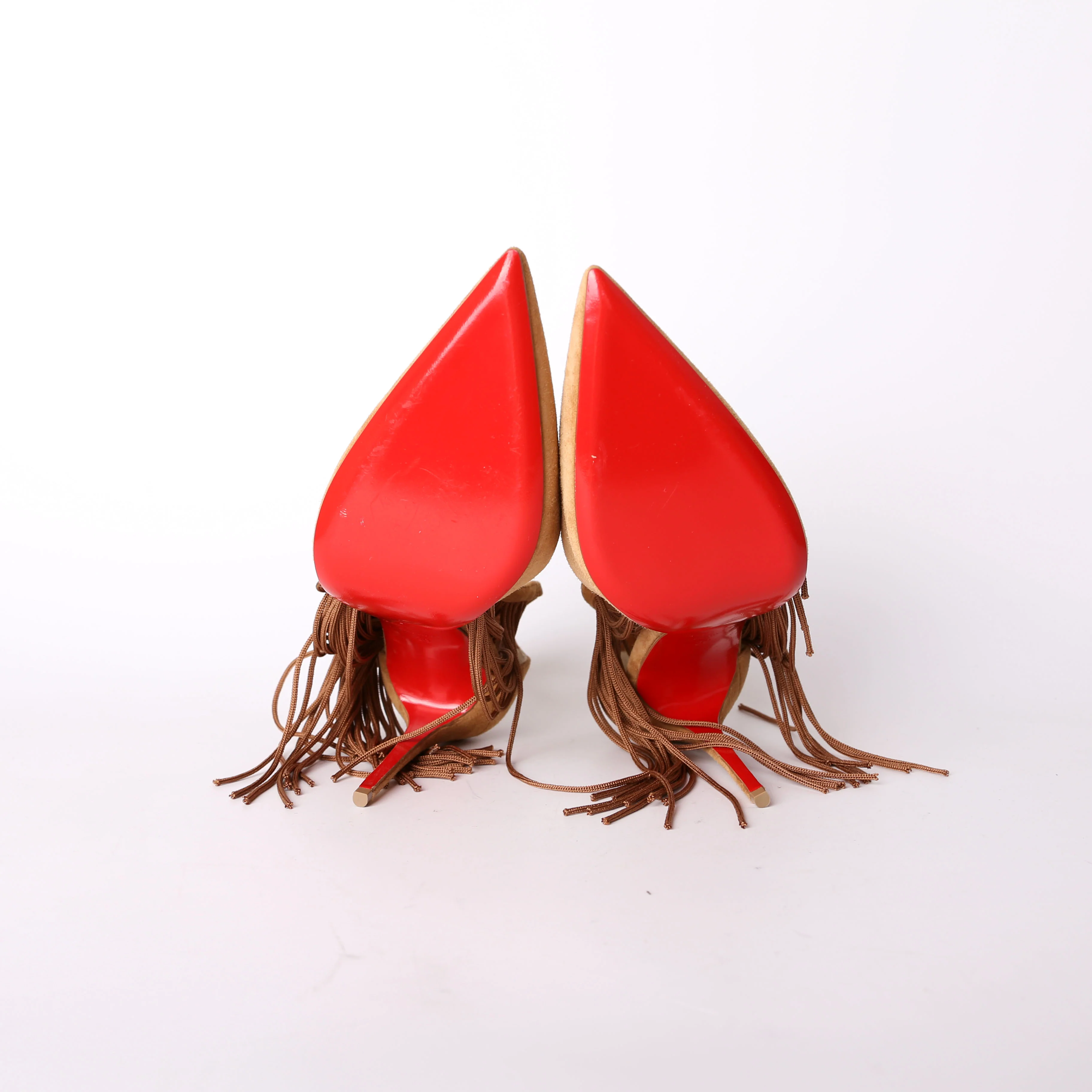 Fringe Trim Accent Pumps Size 39 - Image 6