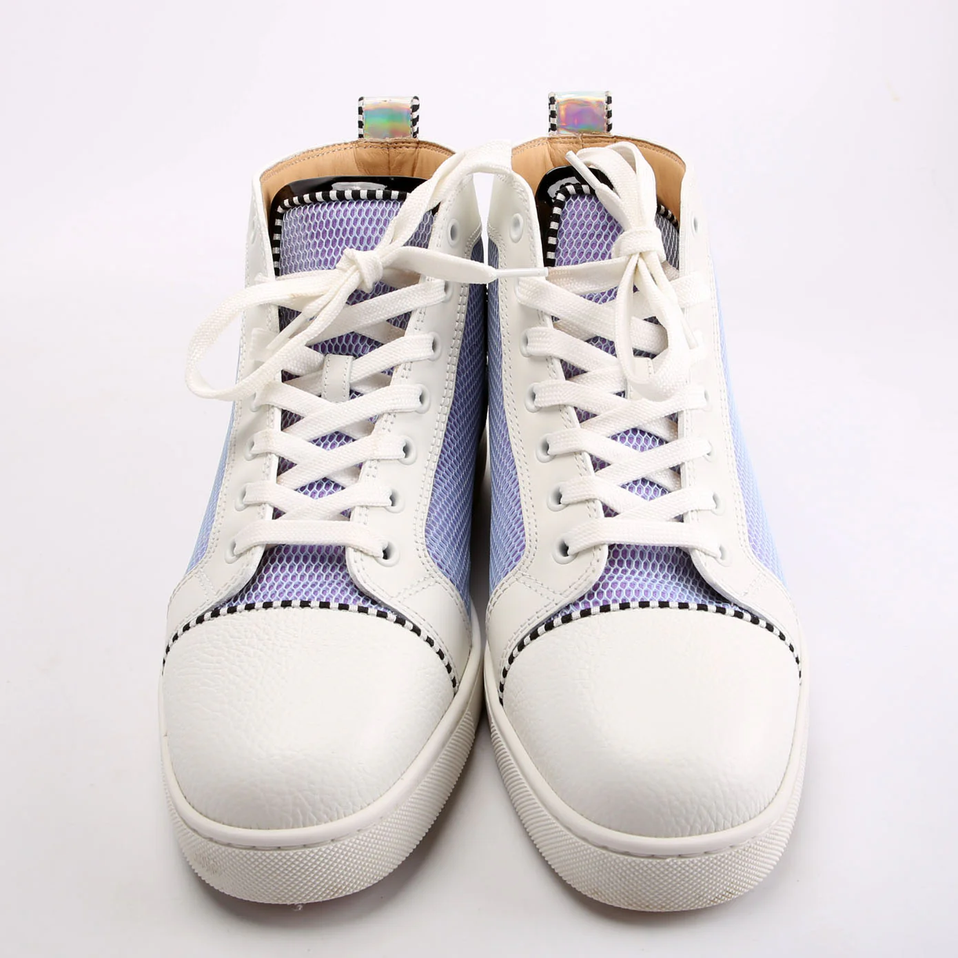 Fun Louis High Top Mesh Sneakers 41 Multicolor/White - Image 2