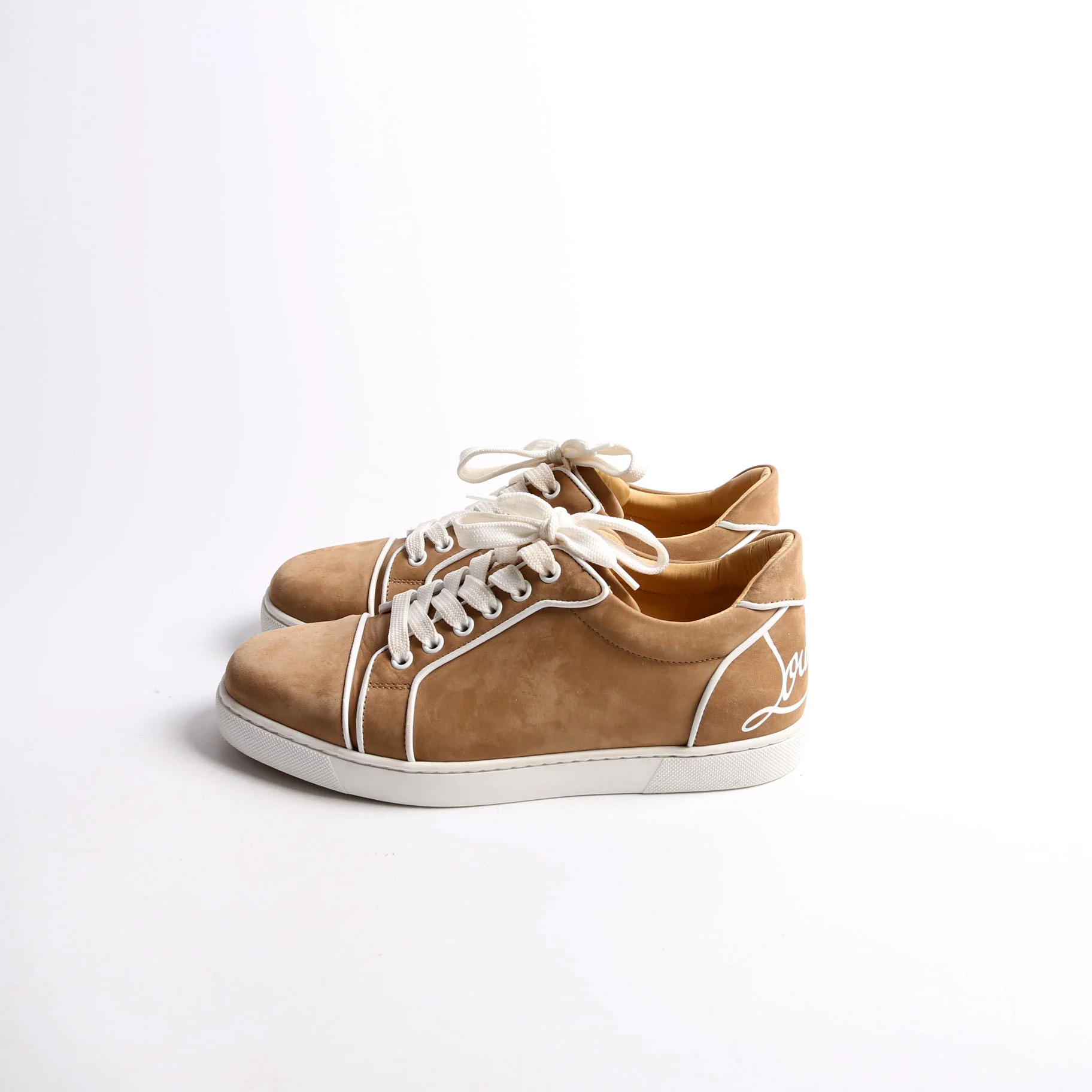 Fun Vieira Flat Sneakers Size 38 Brown - Image 3