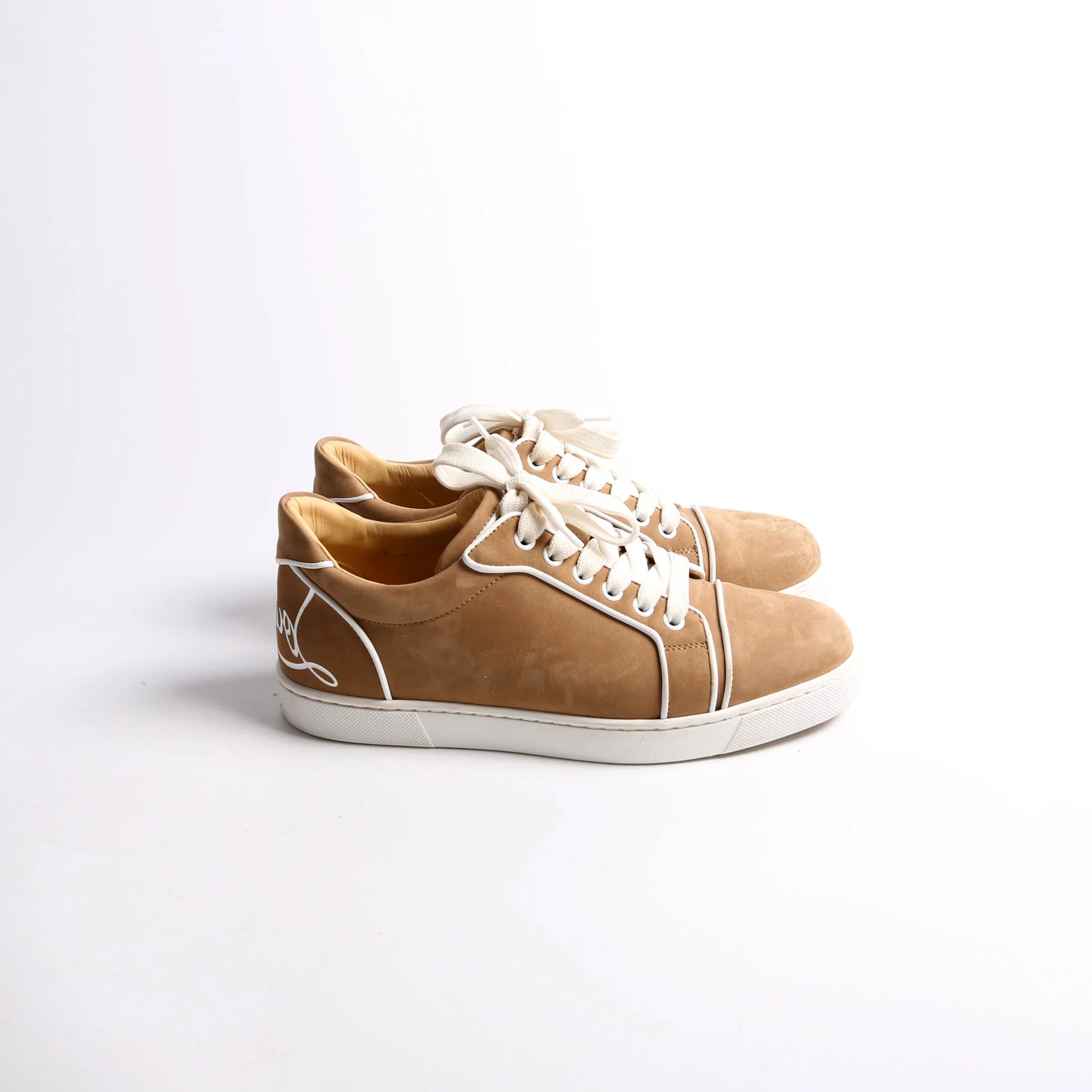 Fun Vieira Flat Sneakers Size 38 Brown - Image 5