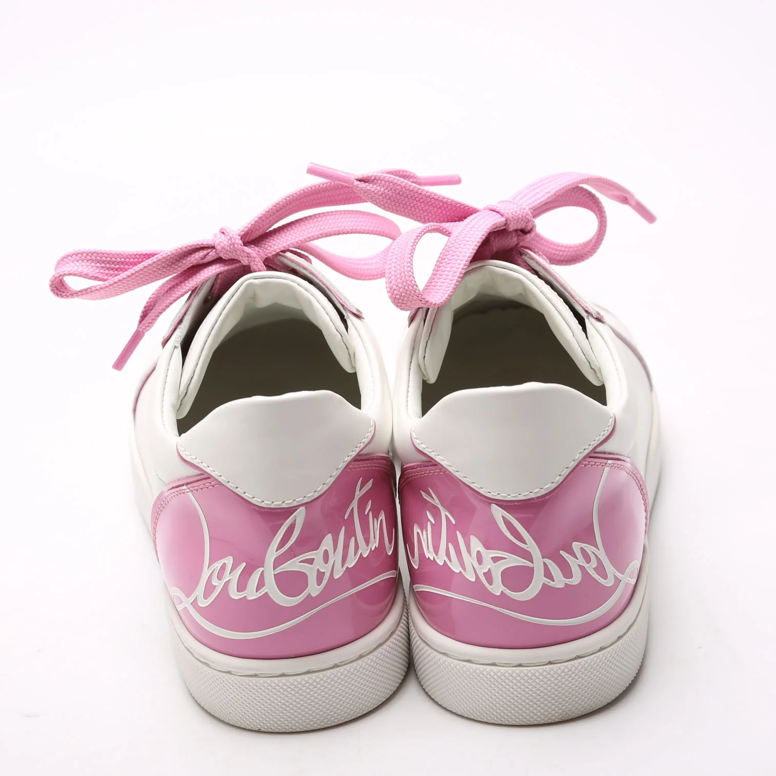 Fun Vieira Flat Sneakers Size 38 White/Pink - Image 4