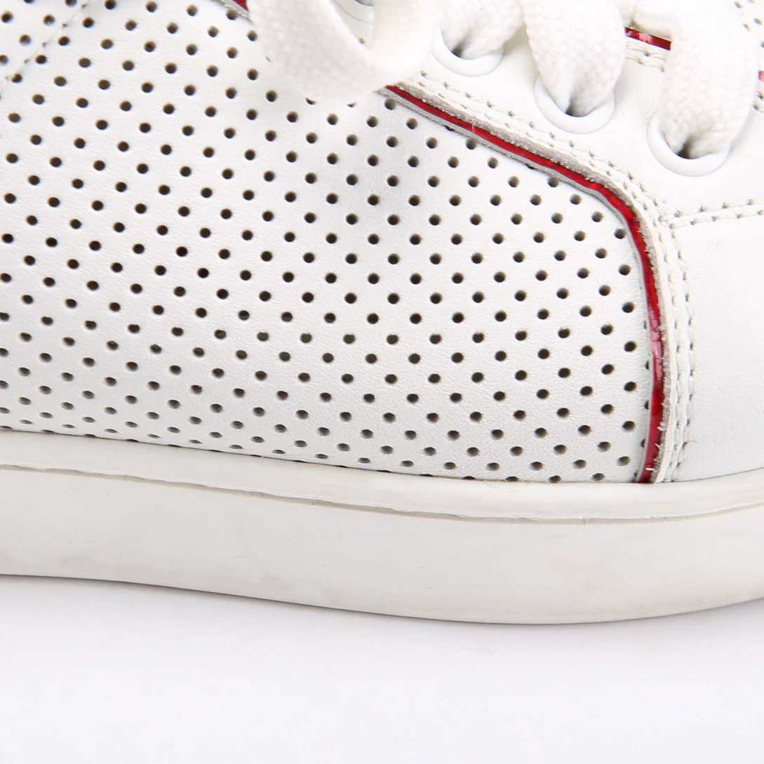 Fun Vieira Flat Sneakers White/Red - Image 5