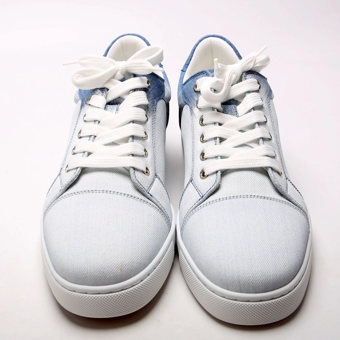 Fun Viera Denim Flat Sneakers Size 41 Denim - Image 2