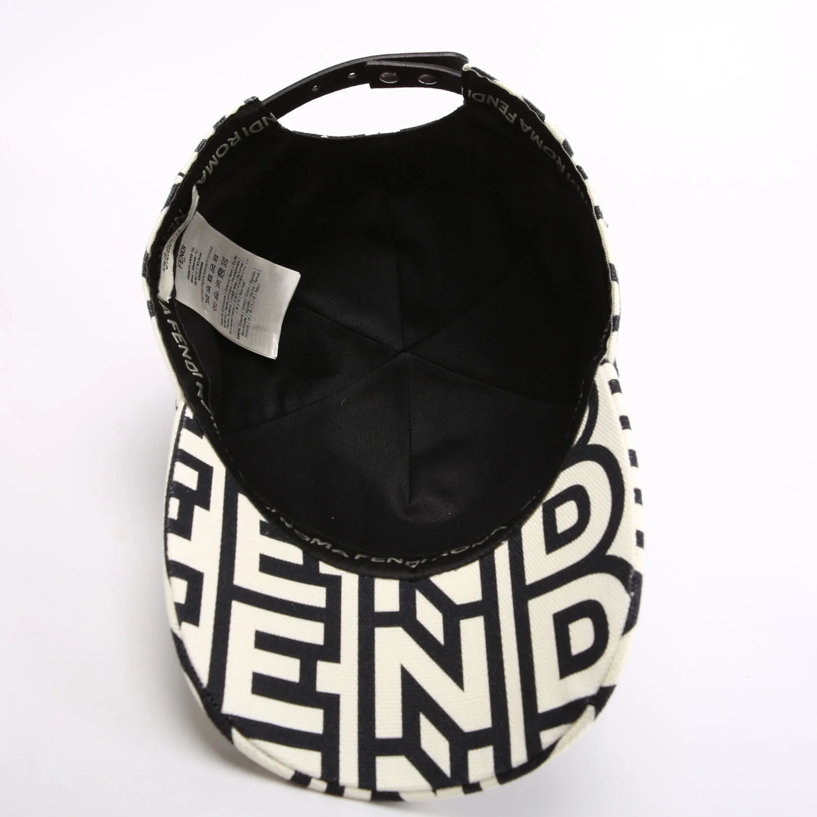 FXQ675 X Marc Jacobs Roma Baseball Cap Size 57 - Image 5