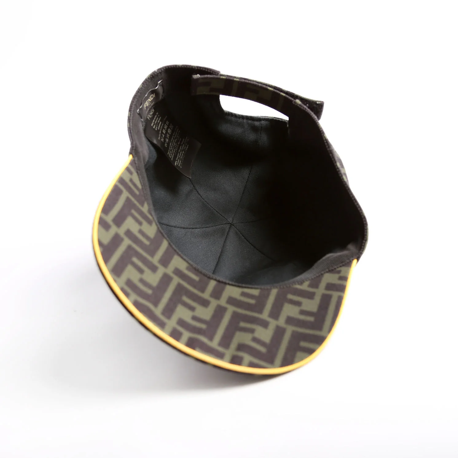 FXQ768 Zucca Baseball Cap Size 58 Green/Black - Image 5
