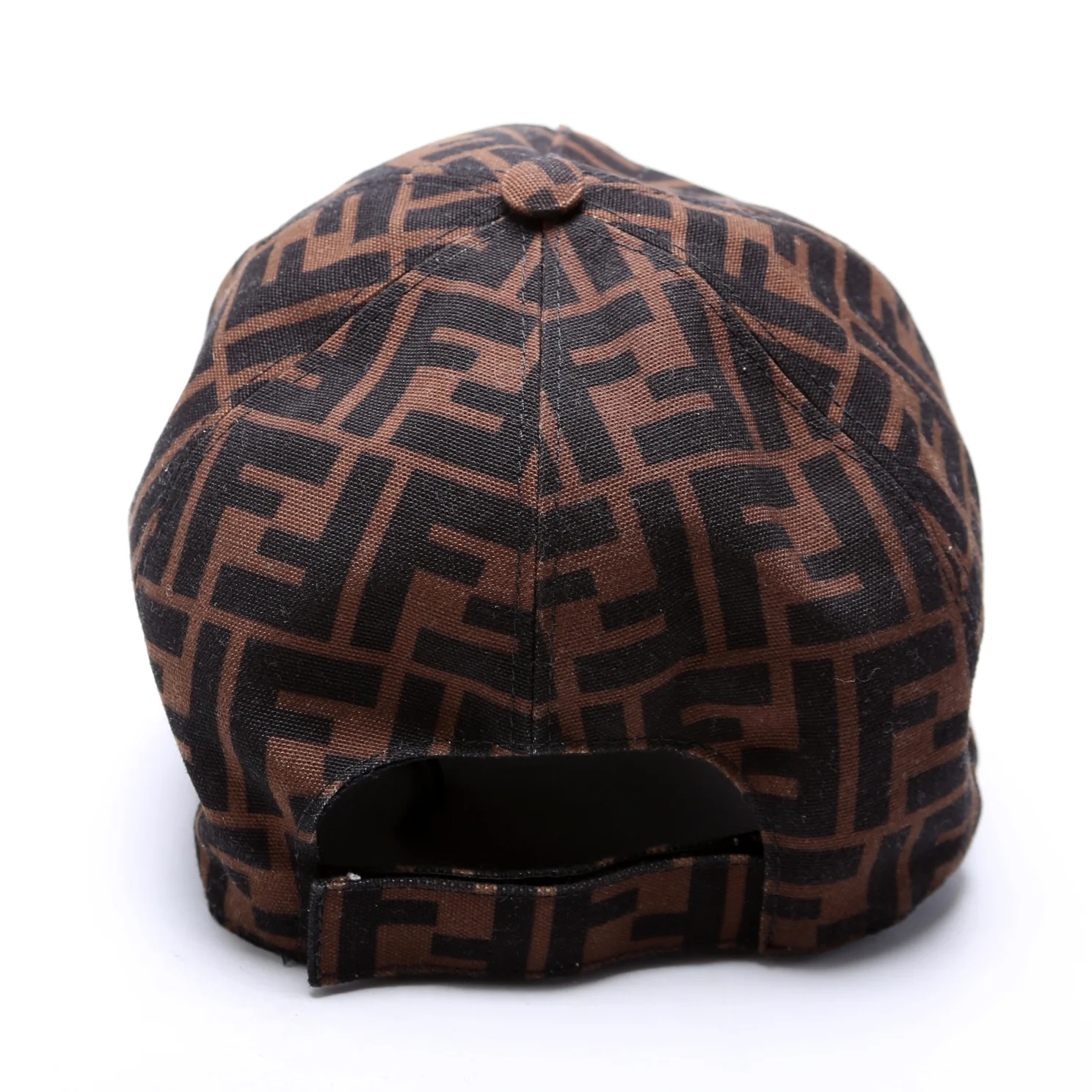 FXQ768 Baseball Cap Hat Size 58 Brown/Black - Image 3