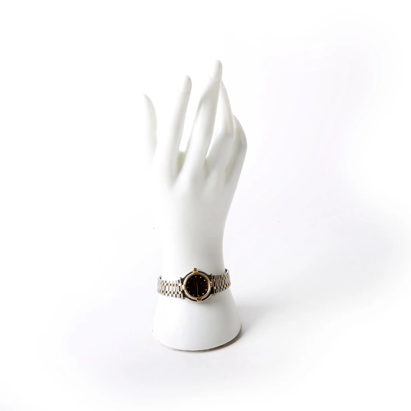 G Logo 9000L Stainless Steel/Diamond Watch Silver/Gold - Image 5