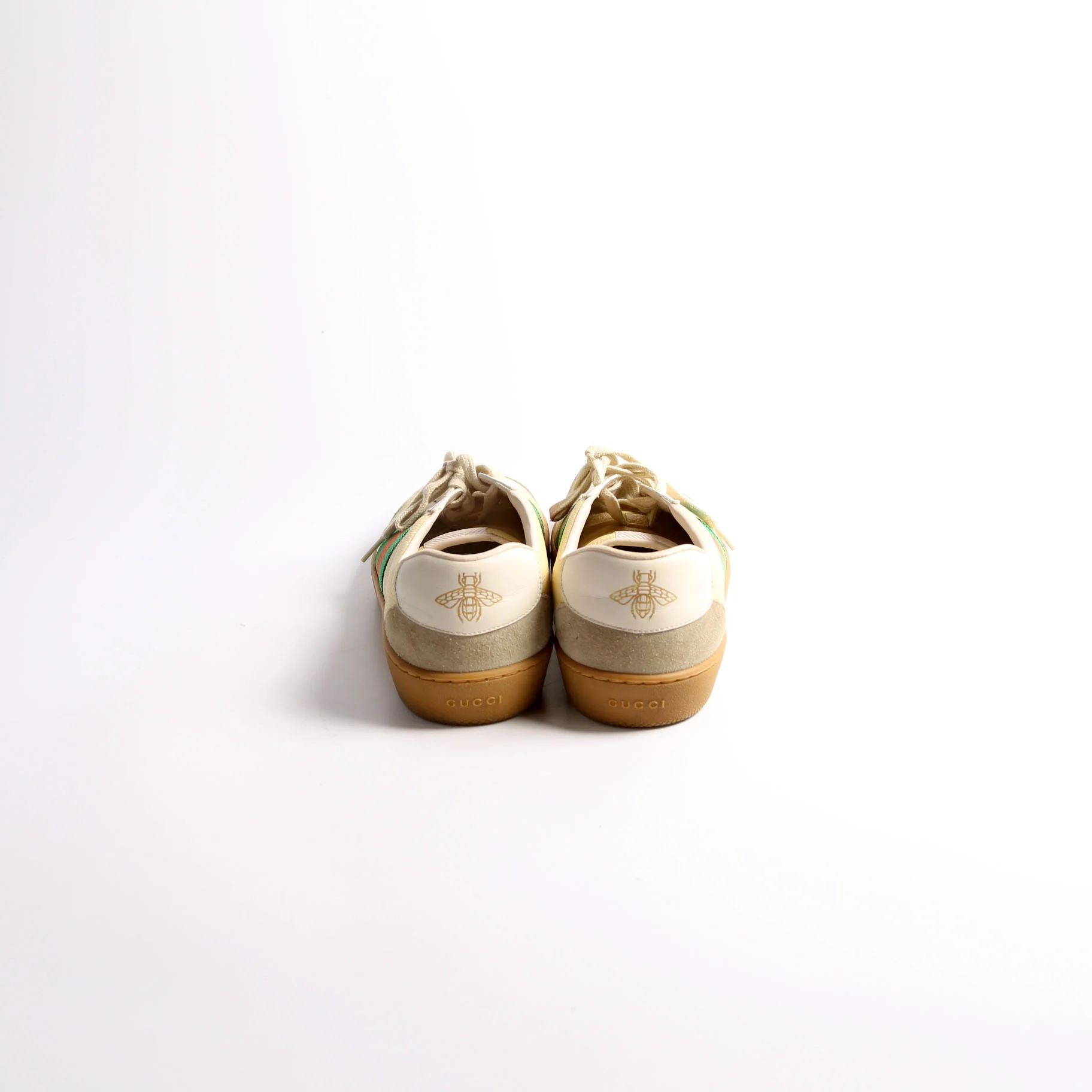 G74 Web Bee Sneakers Men's Size 7.5 (Women's 10) Cream/Multicolor - Image 4