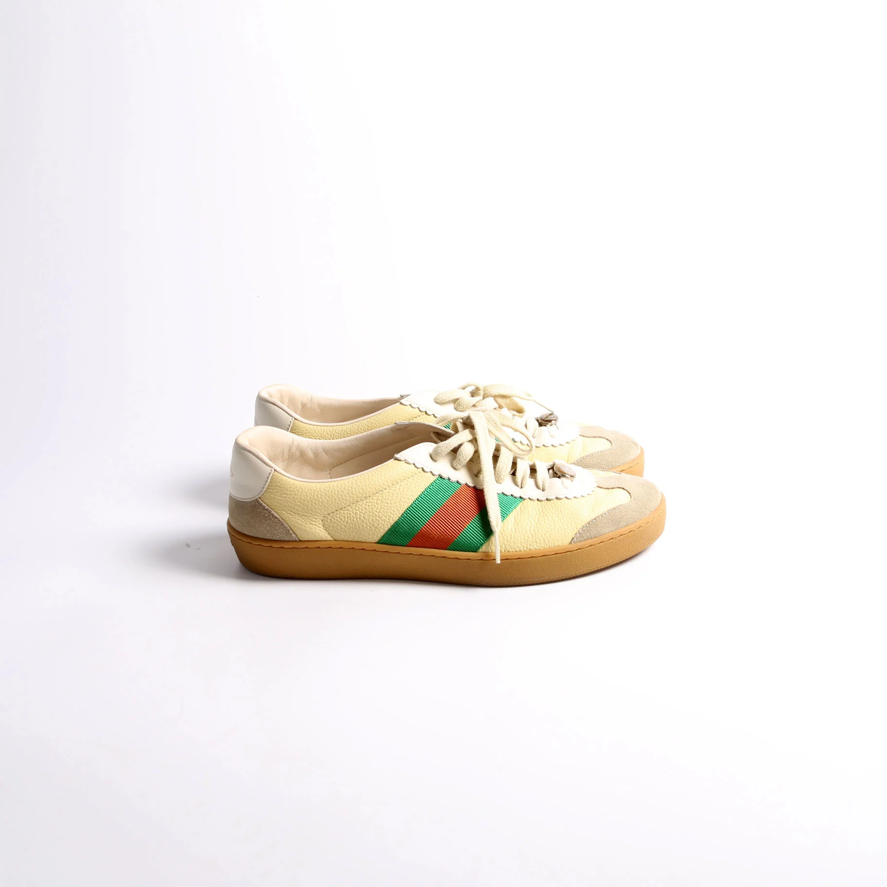 G74 Web Bee Sneakers Men's Size 7.5 (Women's 10) Cream/Multicolor - Image 5