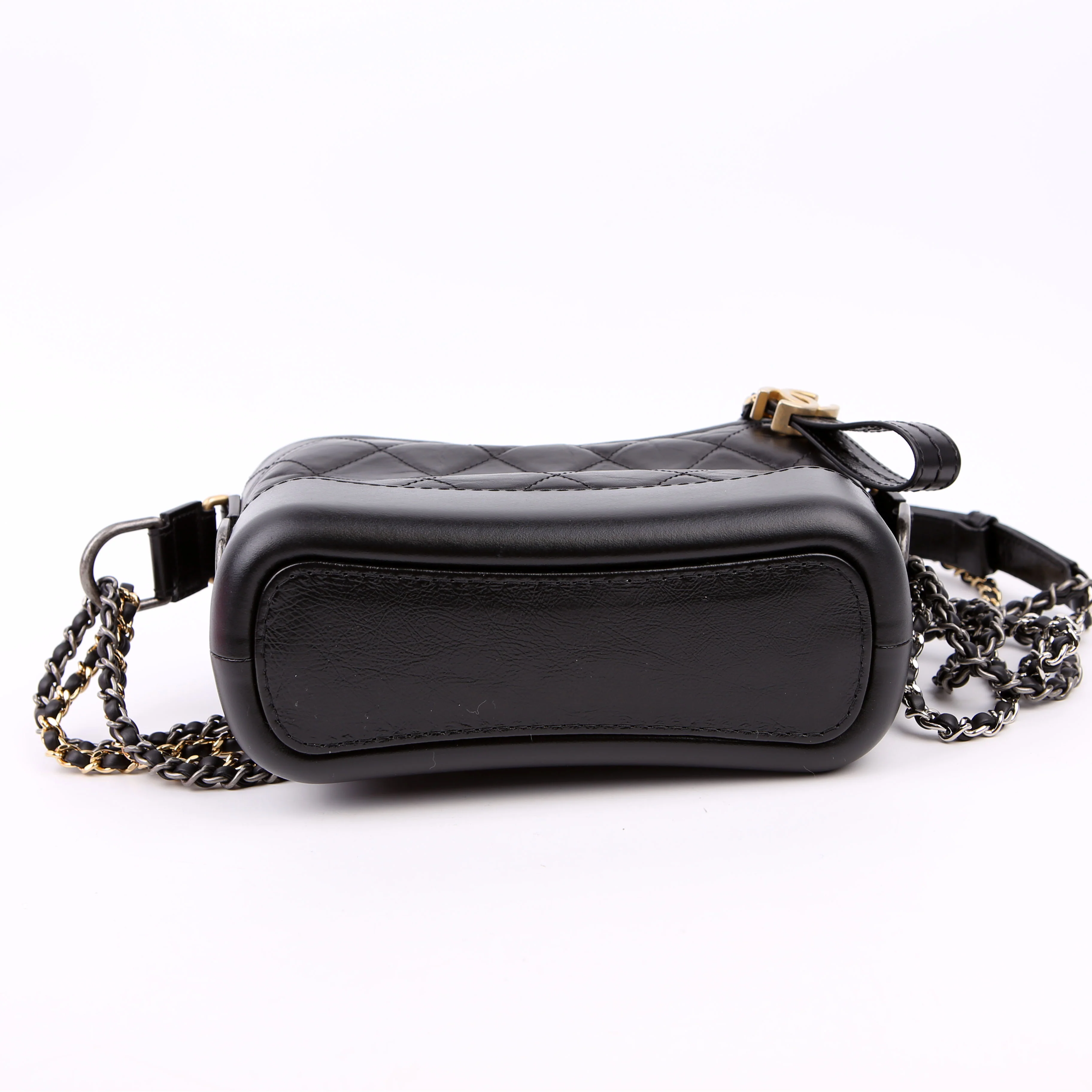 Gabrielle Hobo Small Calfskin 24M Black - Image 4