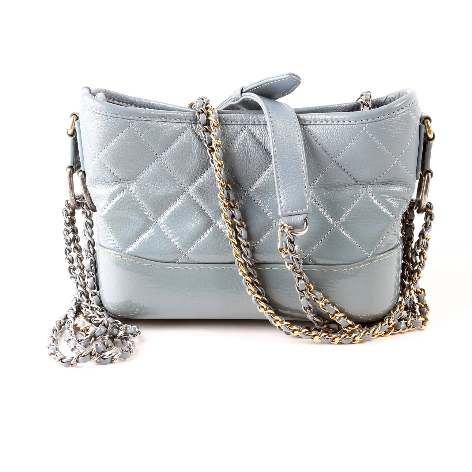 Gabrielle Hobo Small Calfskin 25M Blue - Image 2