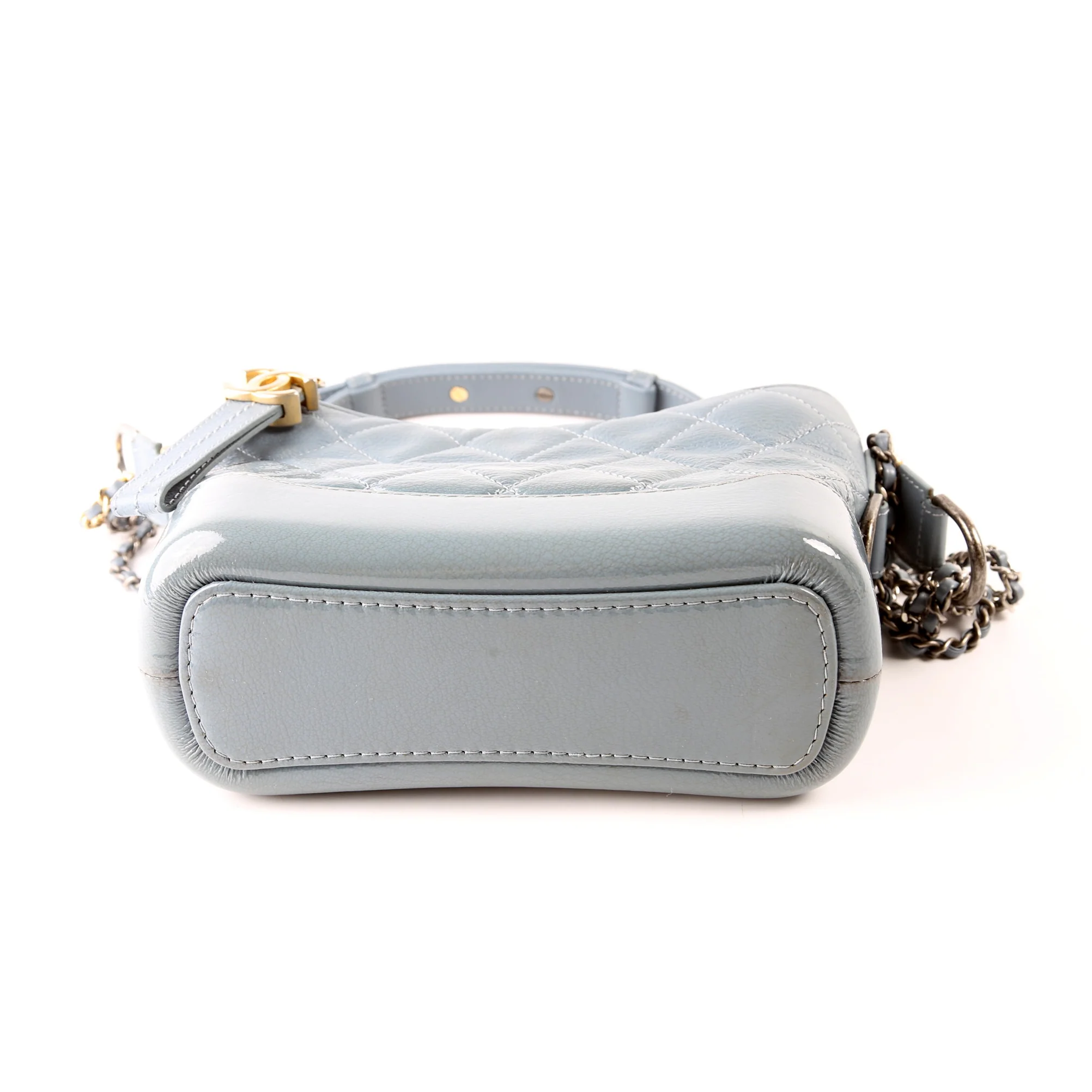 Gabrielle Hobo Small Calfskin 25M Blue - Image 5
