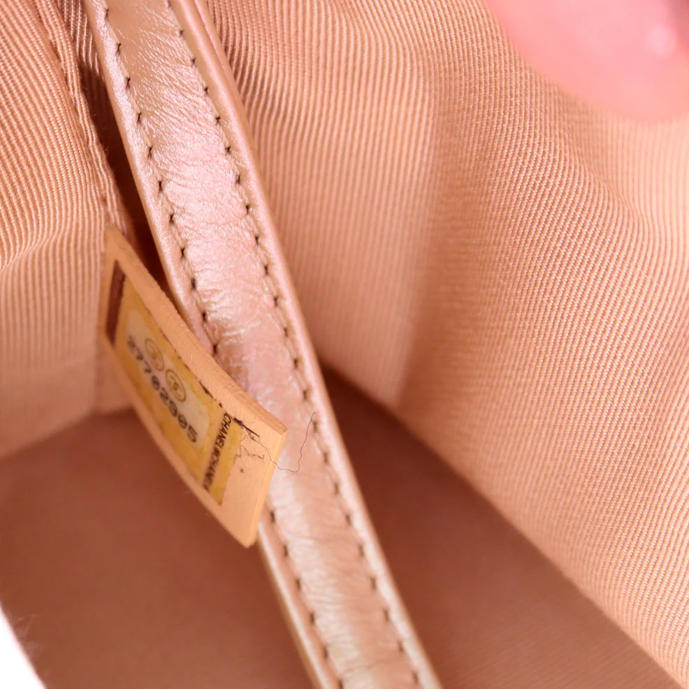 Gabrielle Hobo Small Calfskin Iridescent 25M Tan/Pink - Image 9