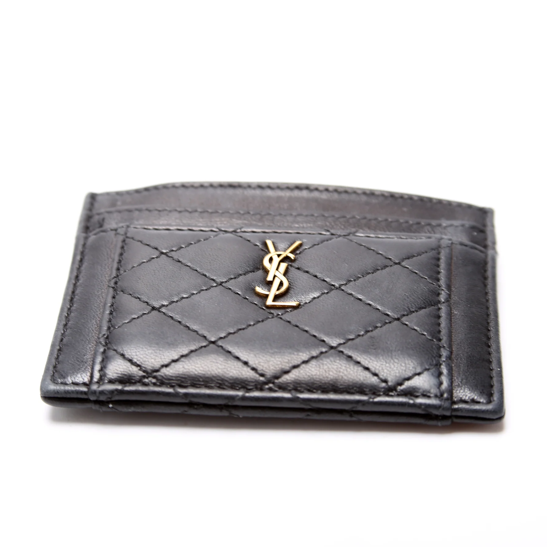Gaby Quilted Card Holder Lambskin 686668 - Image 4