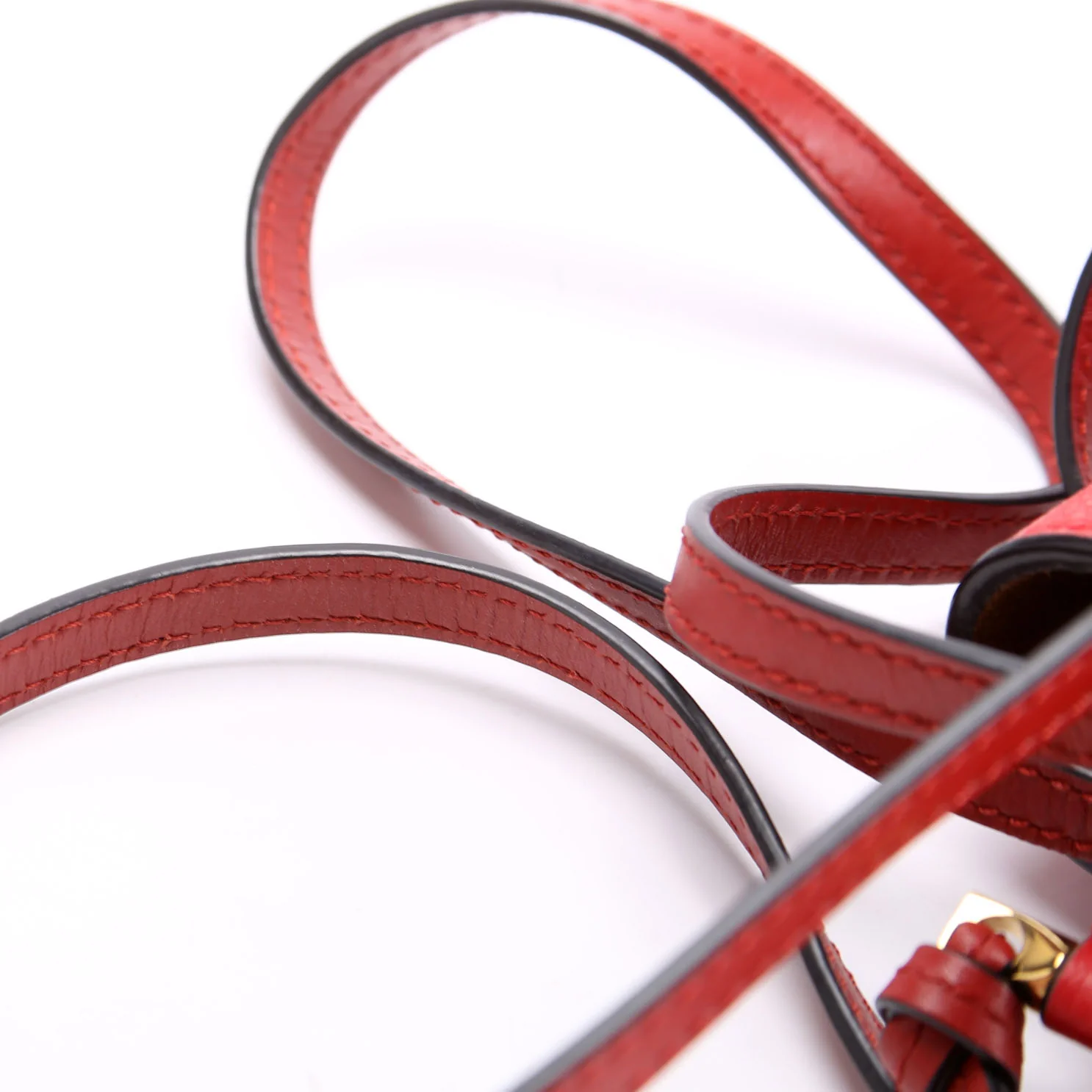 Gate Crossbody Small Grained Calfskin Red - Image 6
