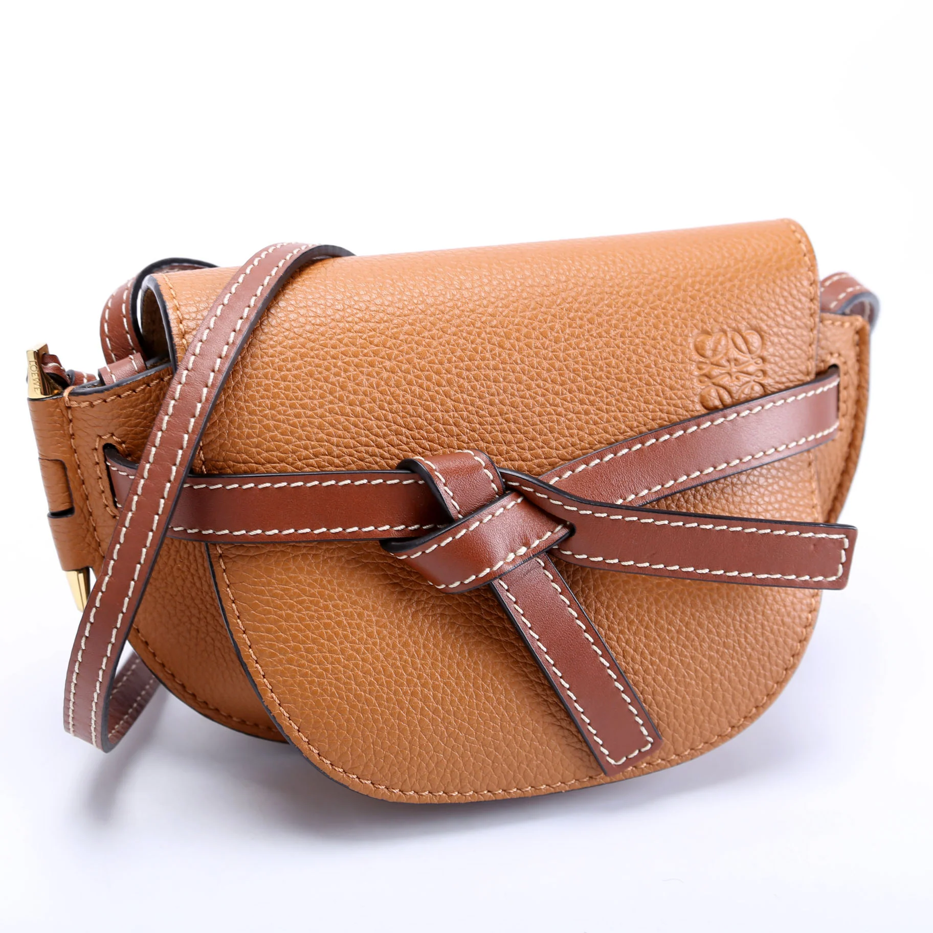 Gate Dual Mini Bag Brown - Image 2