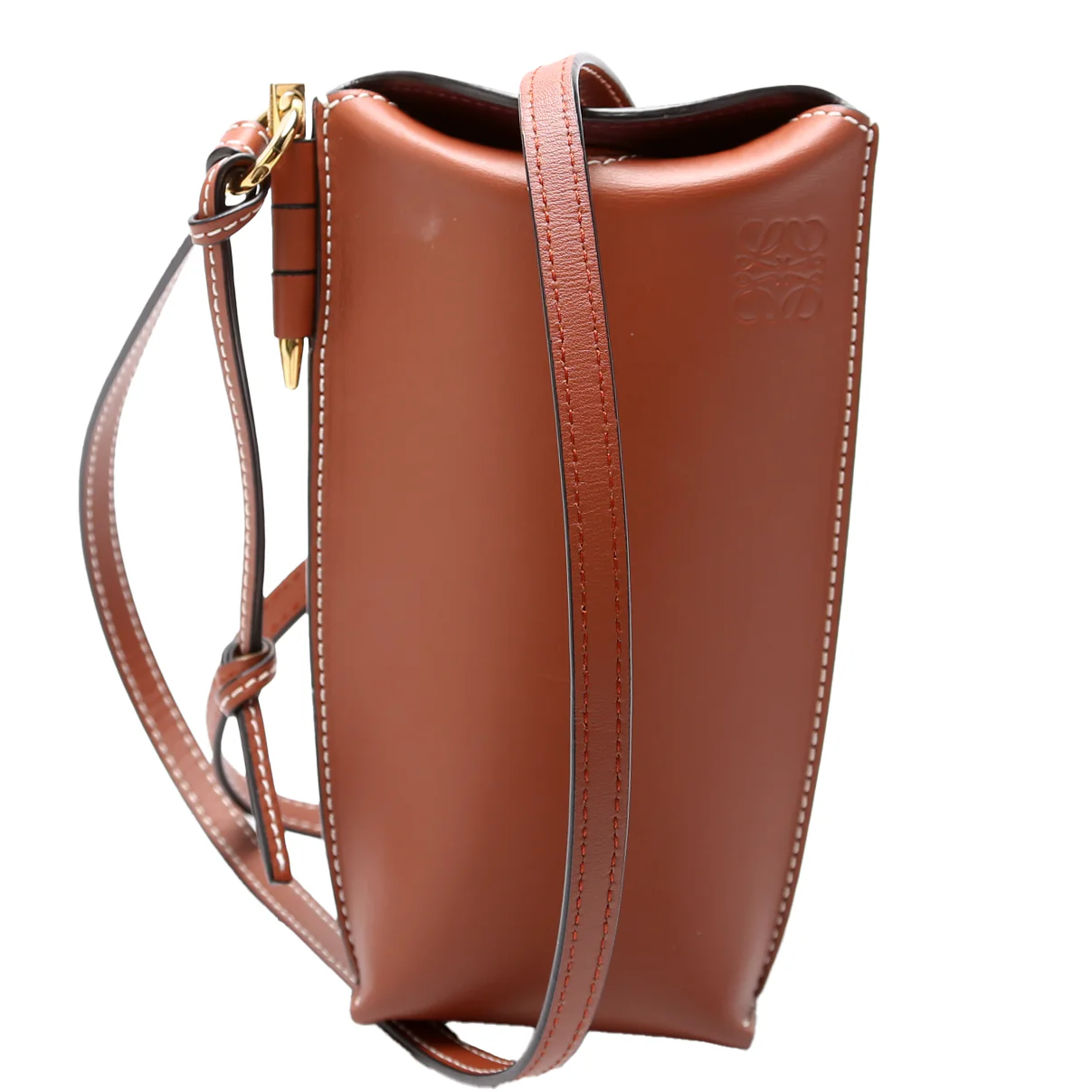 Gate Pocket Smooth Calfskin Brown