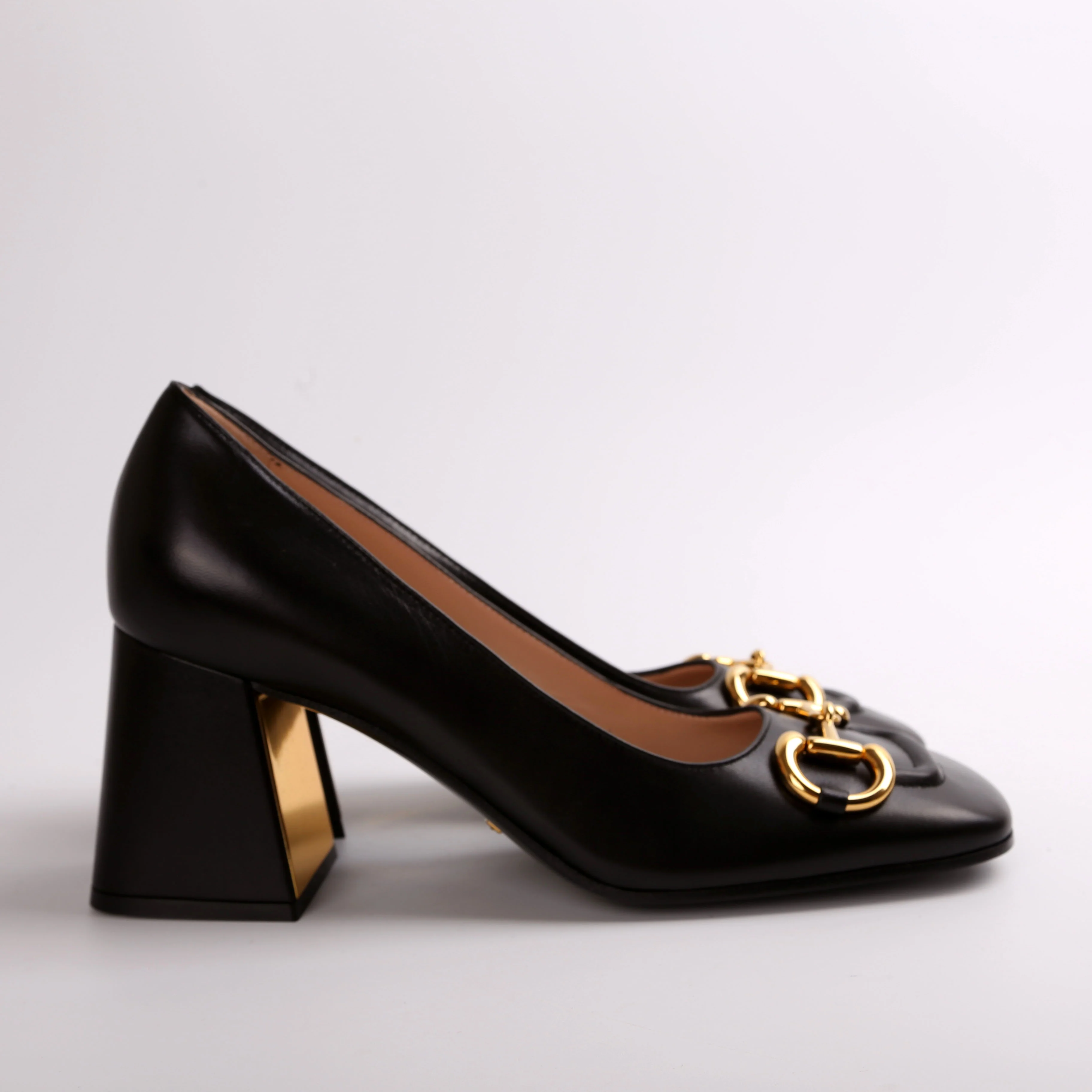 GG Horsebit Block Heels Size 39 - Image 3