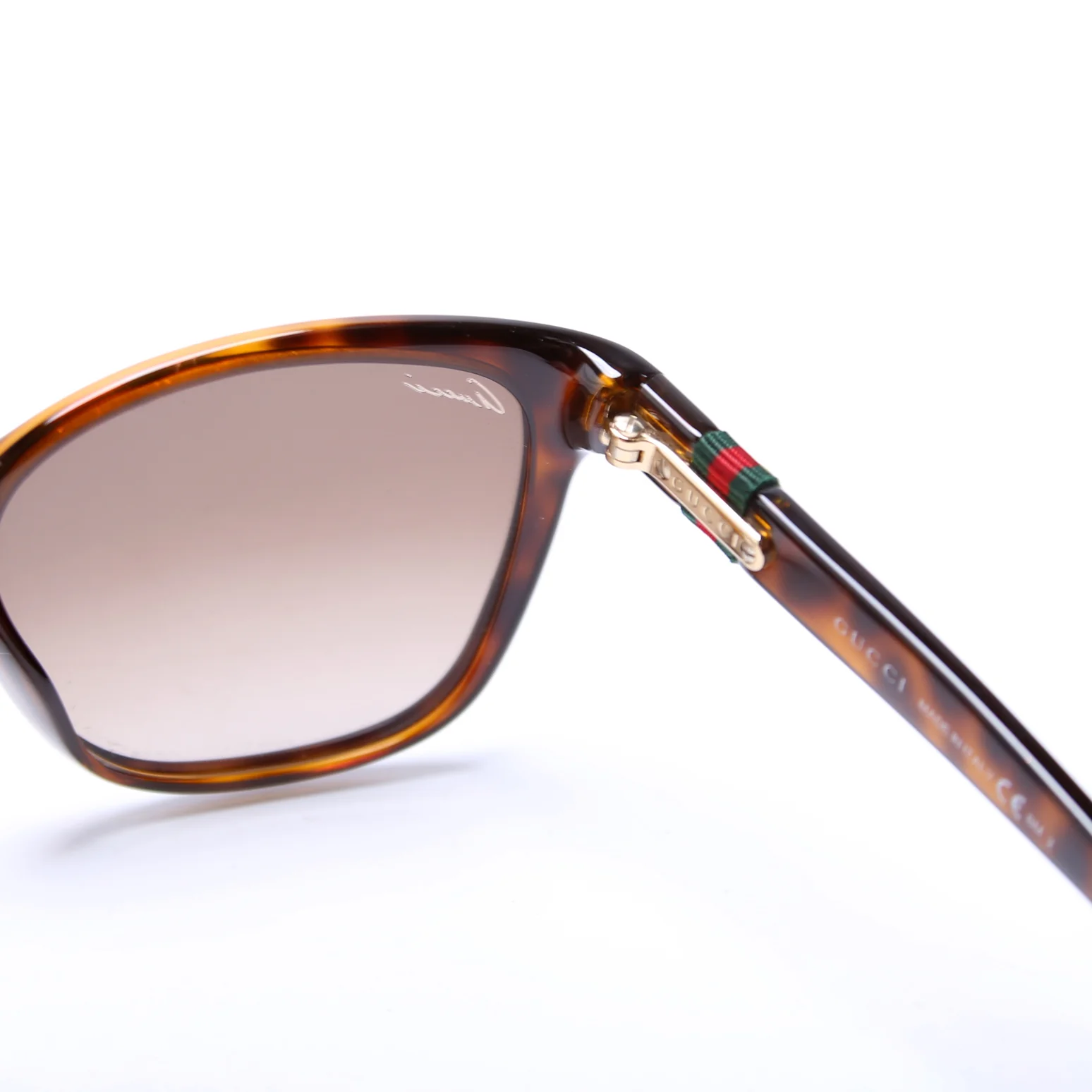GG 3645/S Interlocking G Web Sunglasses Brown - Image 6