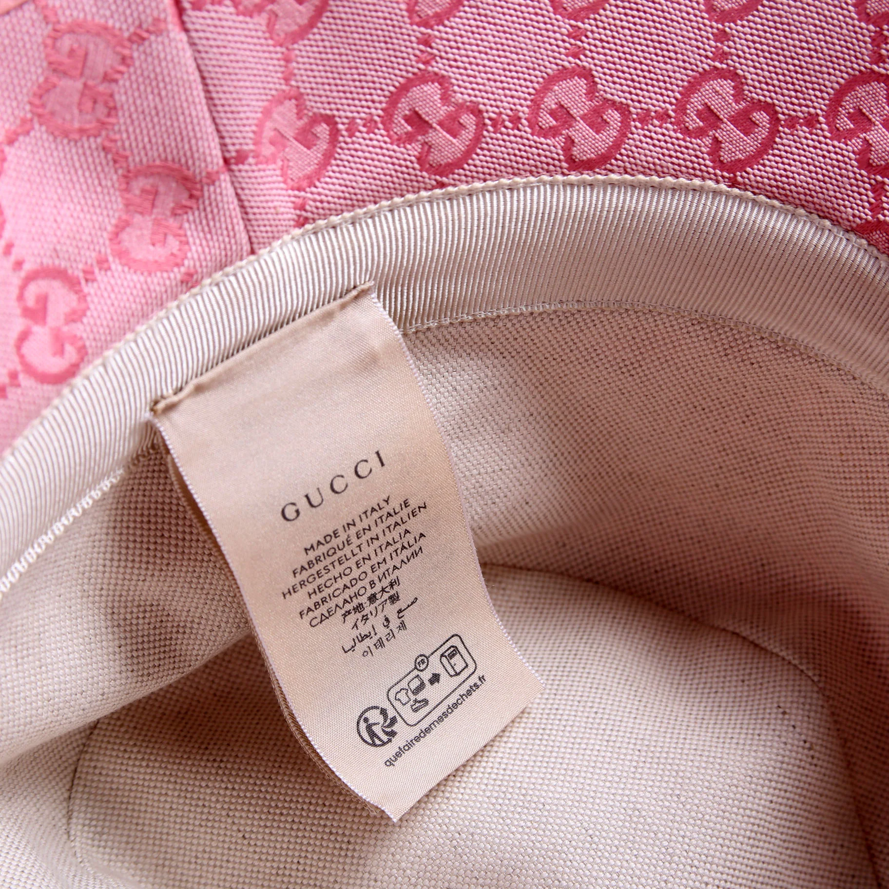 GG Canvas Bucket Size Large - Image 5