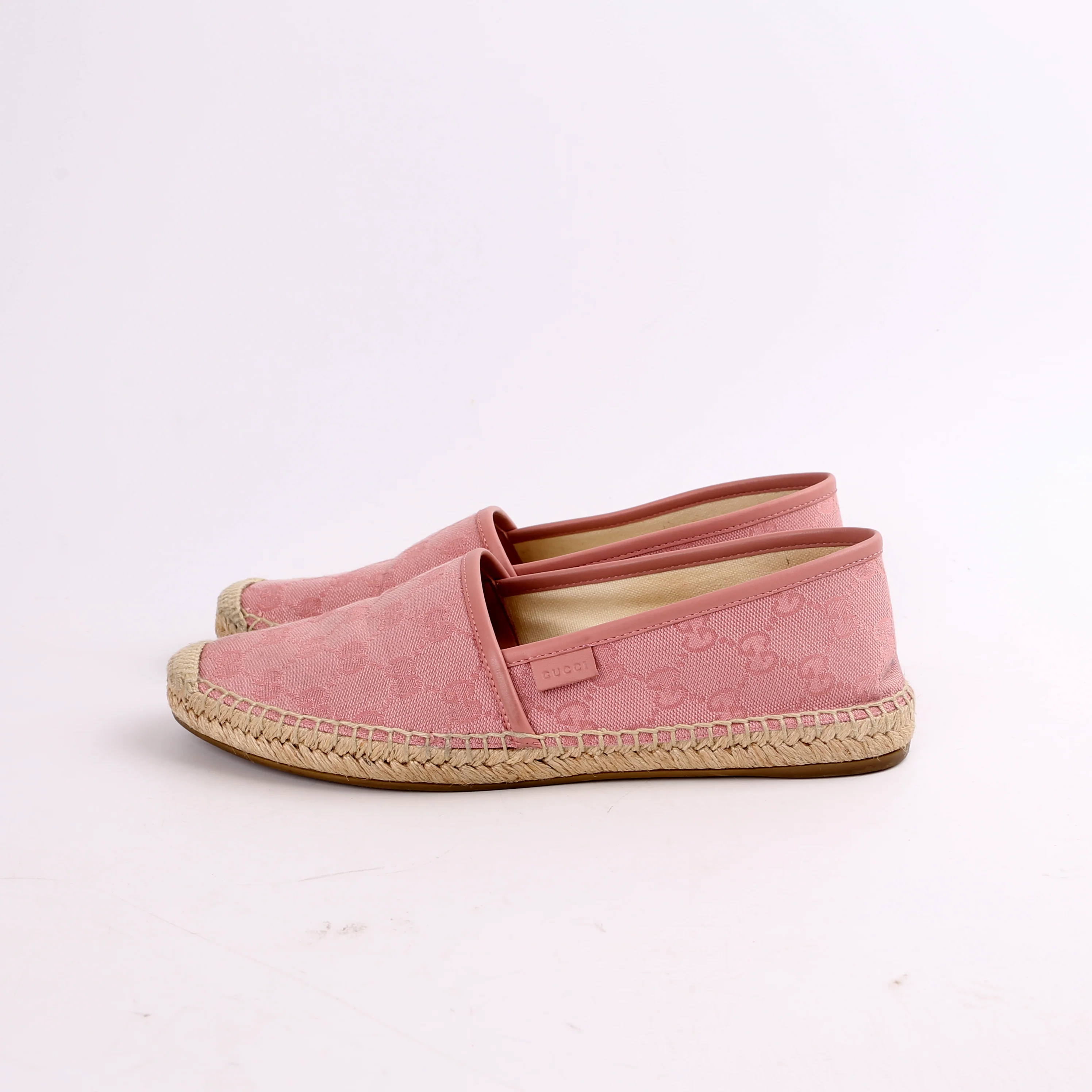 GG Canvas Espadrilles Size 39.5 - Image 3