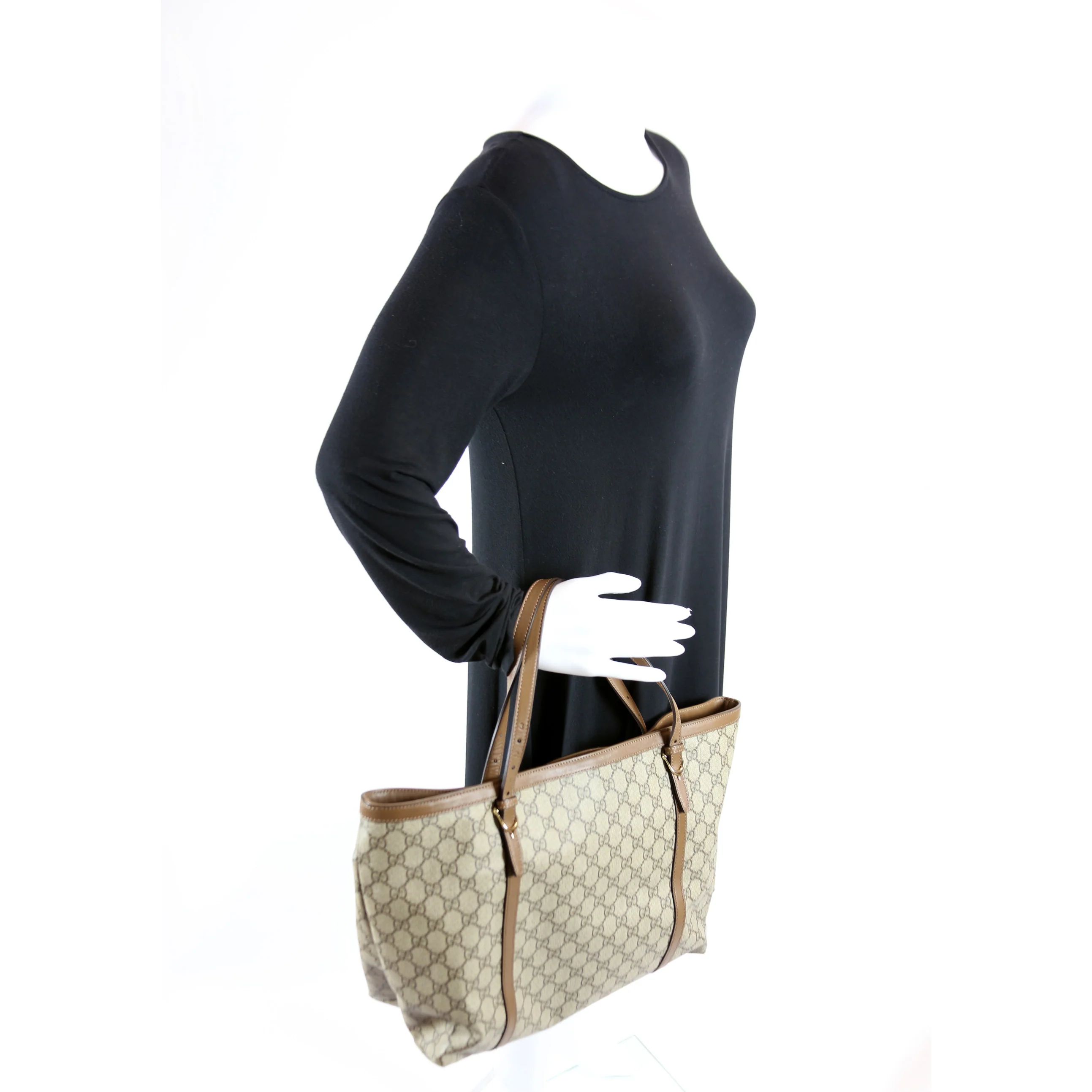 GG Canvas Nice Tote 309613 - Image 12