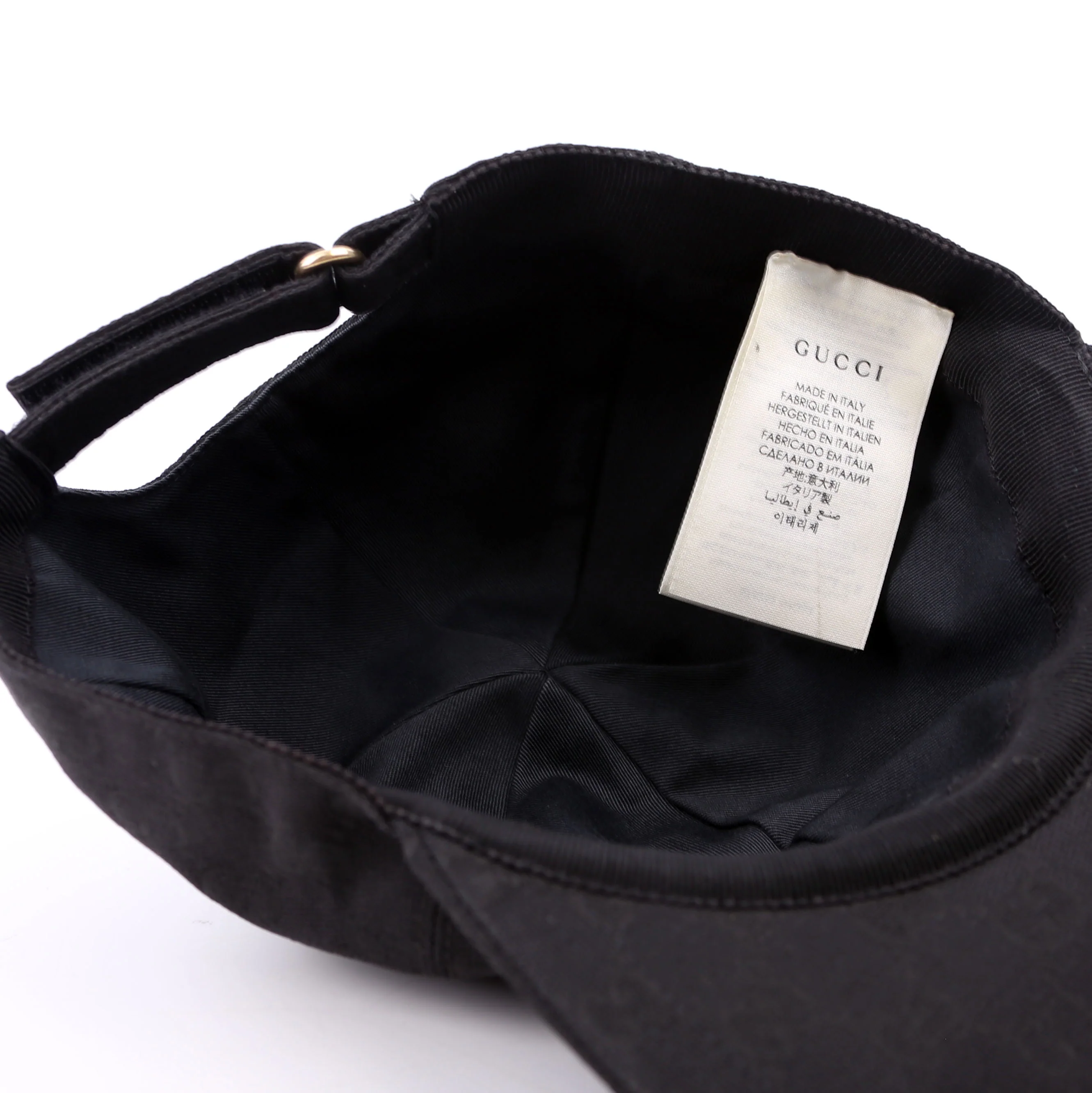 GG Canvas Off The Grid Logo Baseball Cap Size Large Black - Image 5