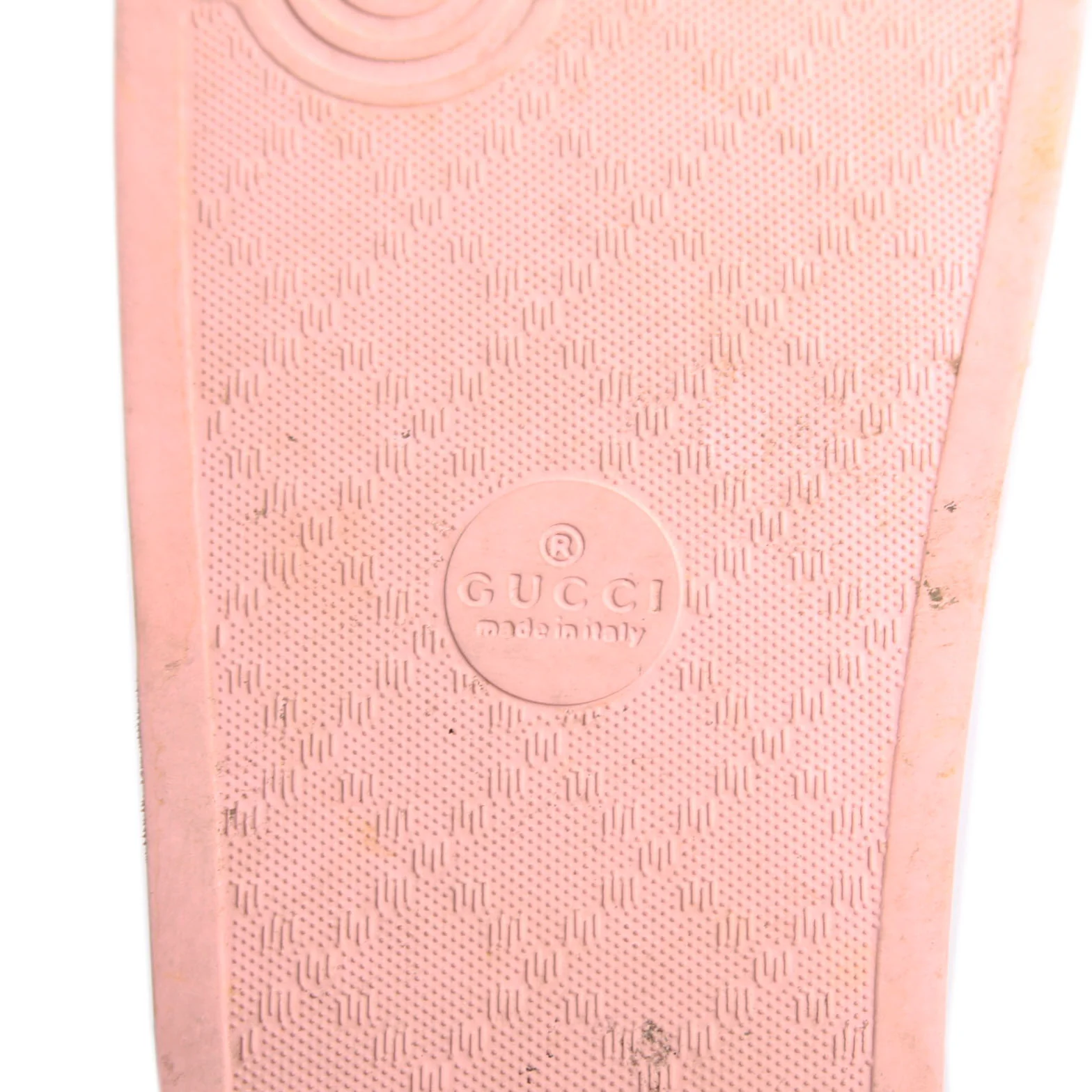 GG Canvas Rubber Slides Size 38 Pink - Image 6