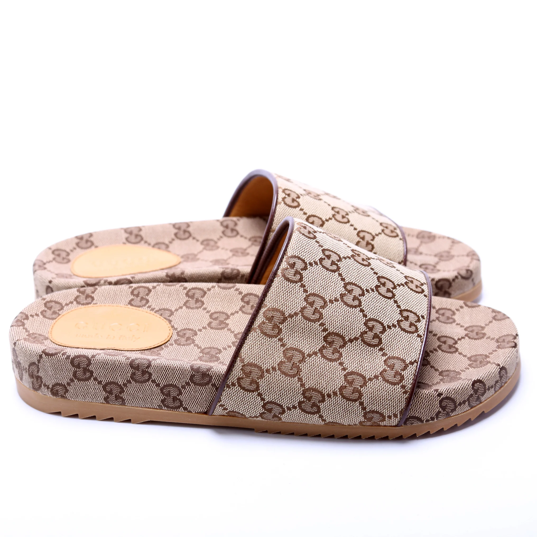 GG Canvas Slides Size 40 (Men's Size 8) - Image 3