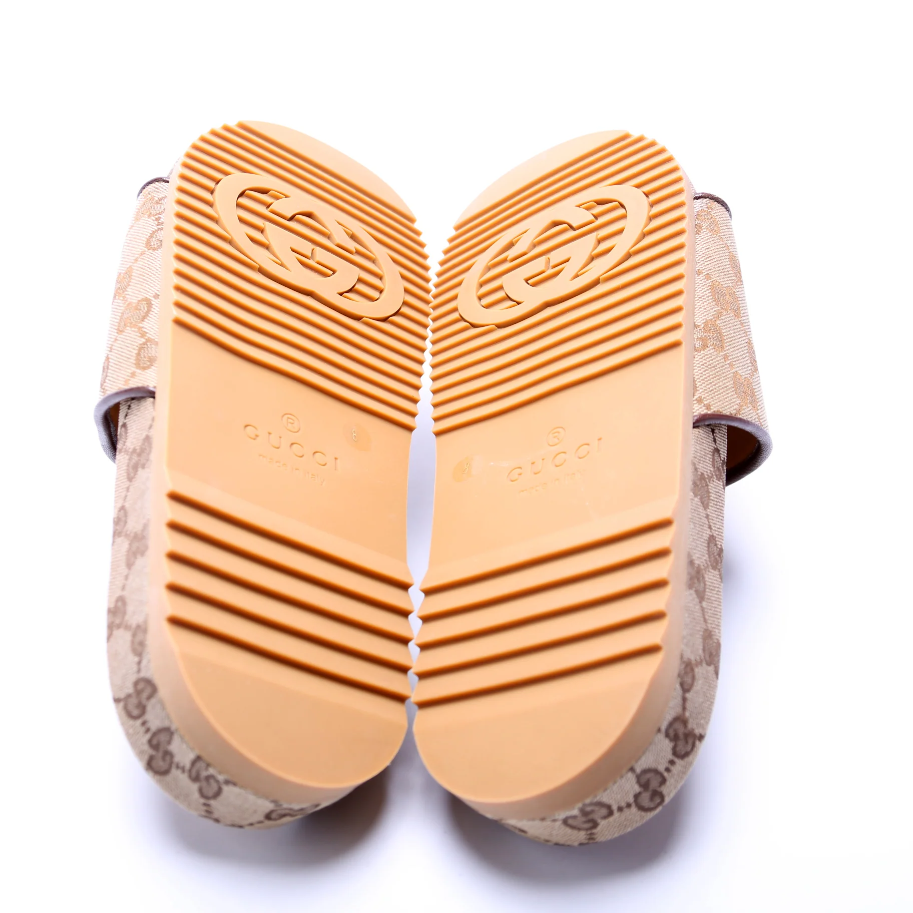 GG Canvas Slides Size 40 (Men's Size 8) - Image 7