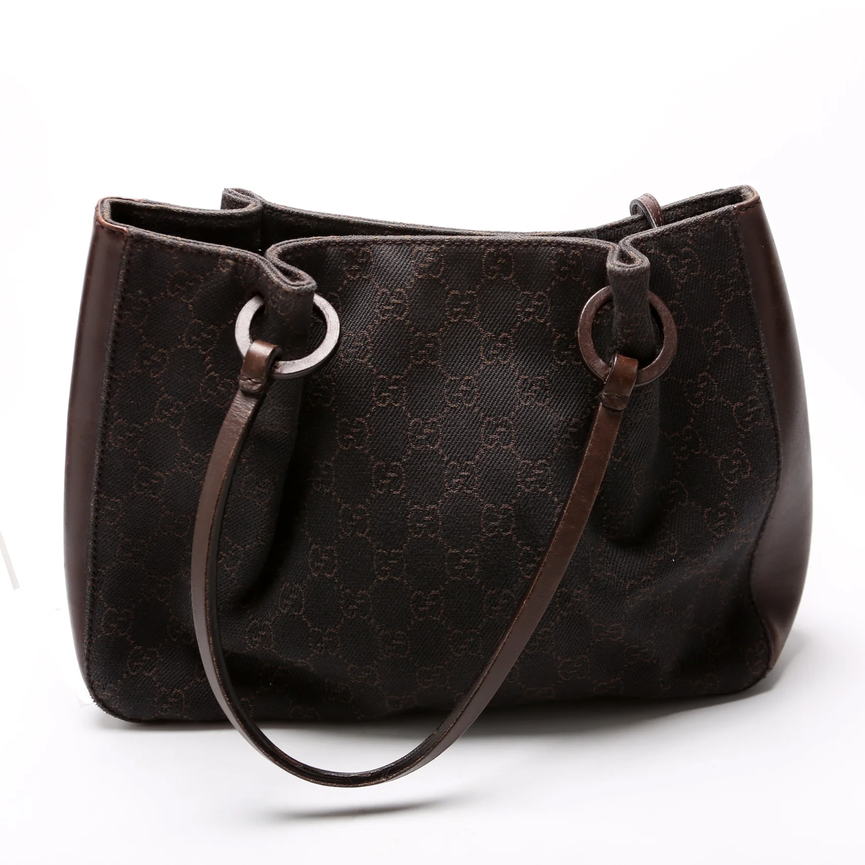 GG Canvas Small Tote Vintage 101919 - Image 3